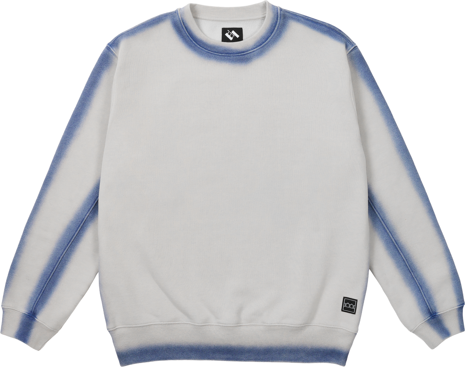 TTT Overdyed Crew Grey/Blue / Small