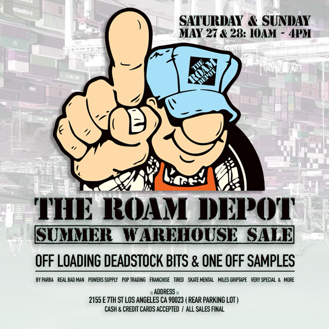 ROAM Depot Sale This Weekend!