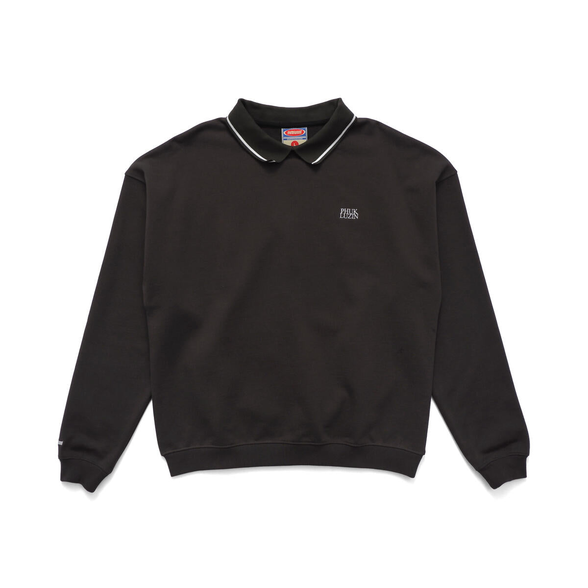 PHUK LUZIN COLLARED SWEATSHIRT - TAR