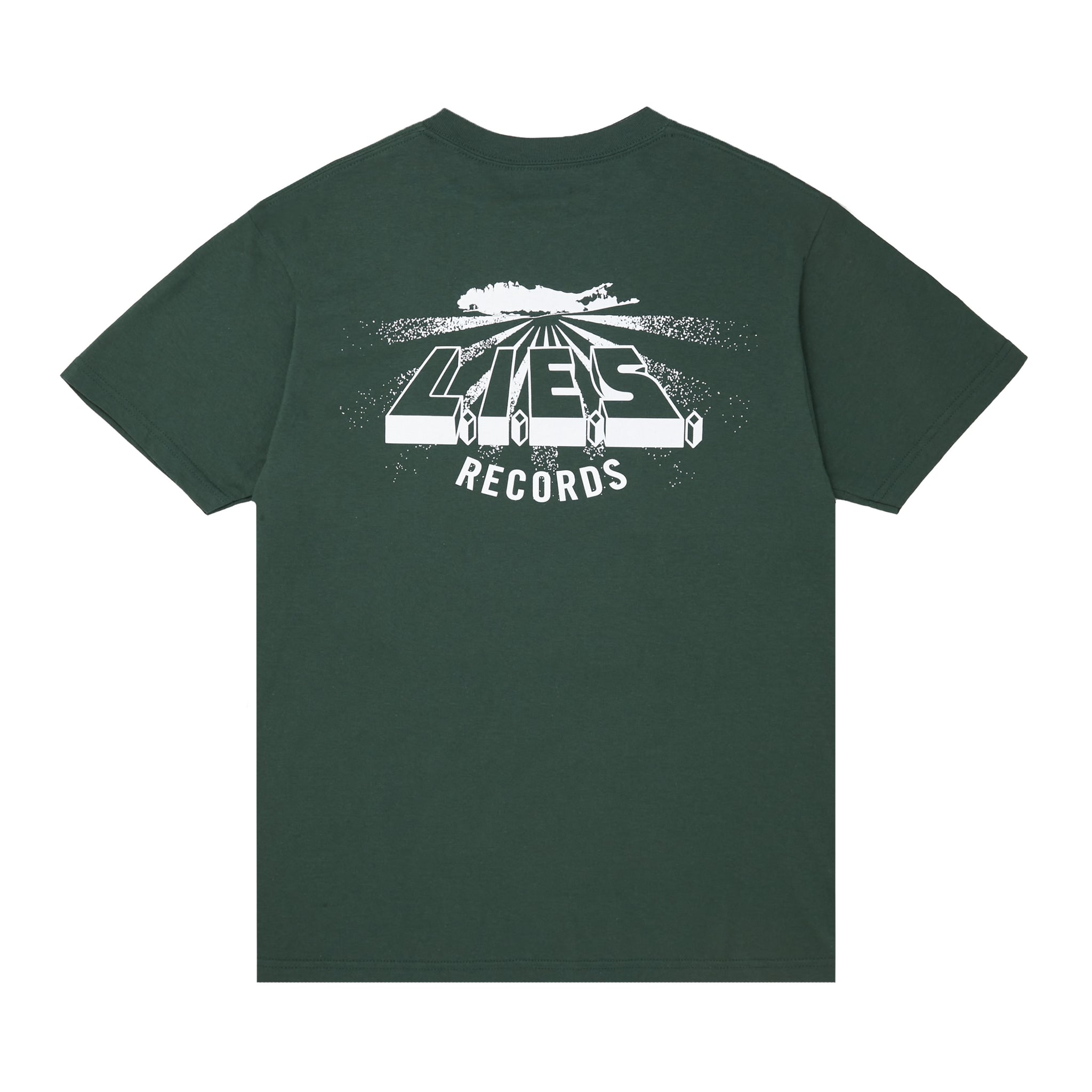 L.I.E.S. Classic Logo Back Print S/S Tee - Forest Green