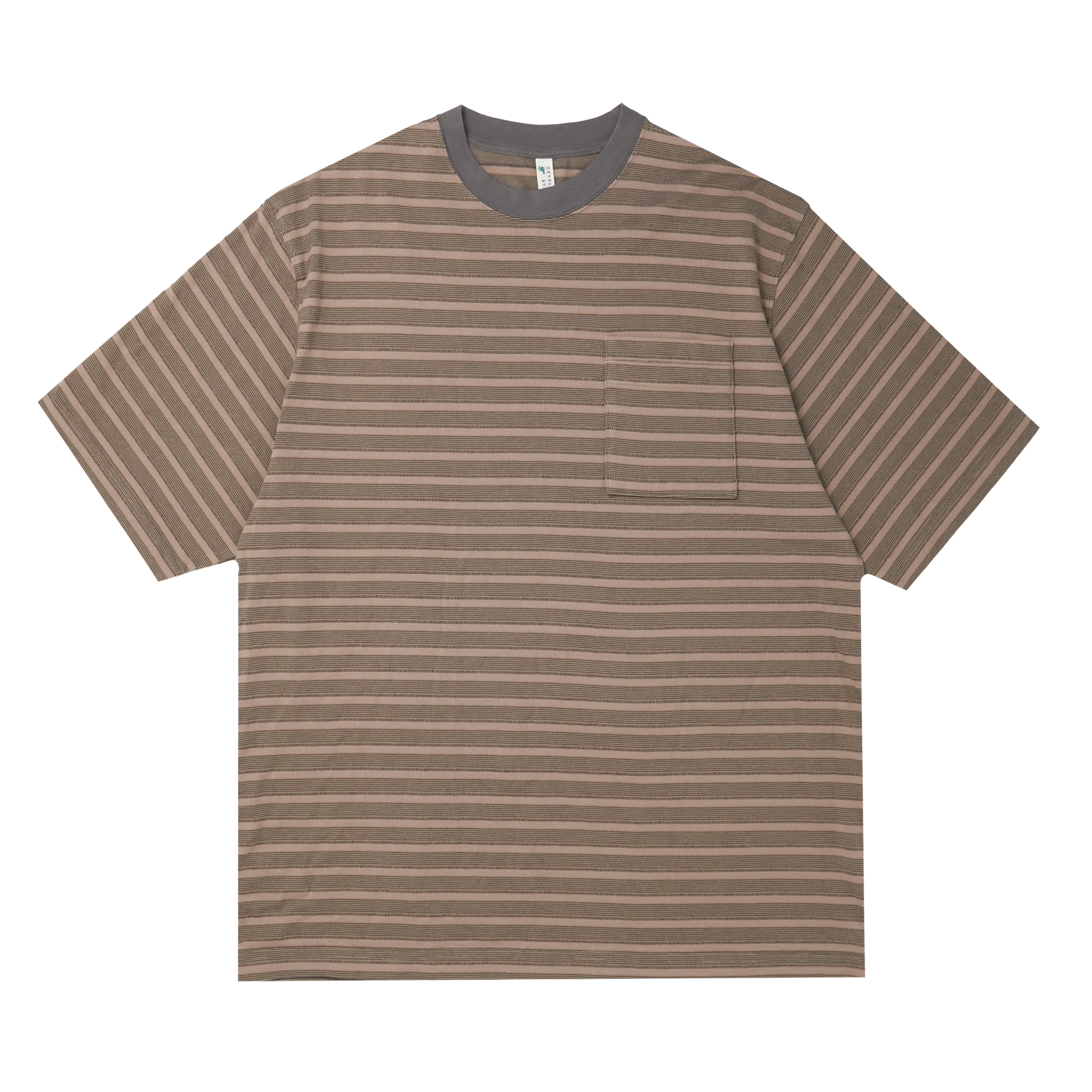 Unevenness SS T-Shirt - Soil Brown