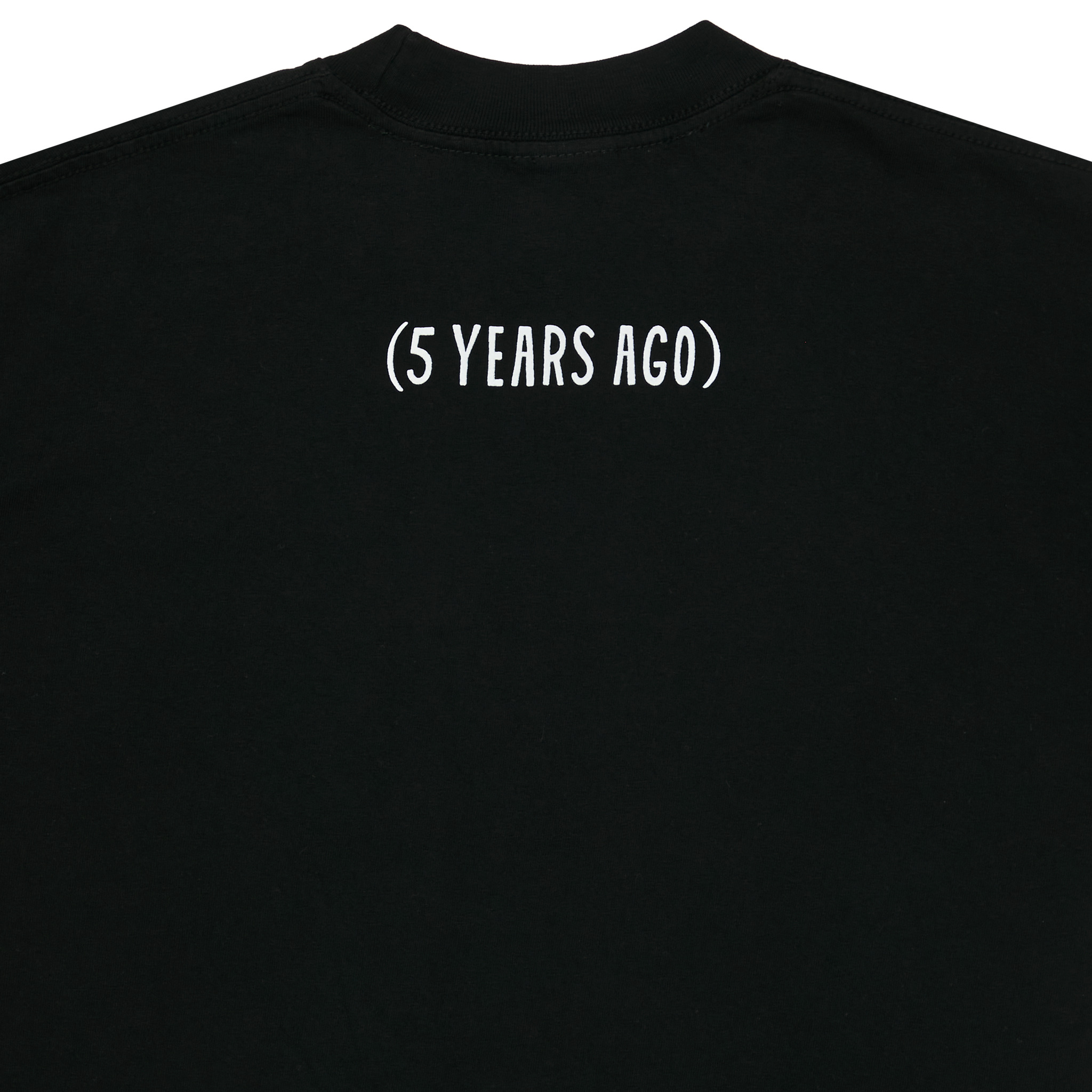 5 YEARS TEE - Black