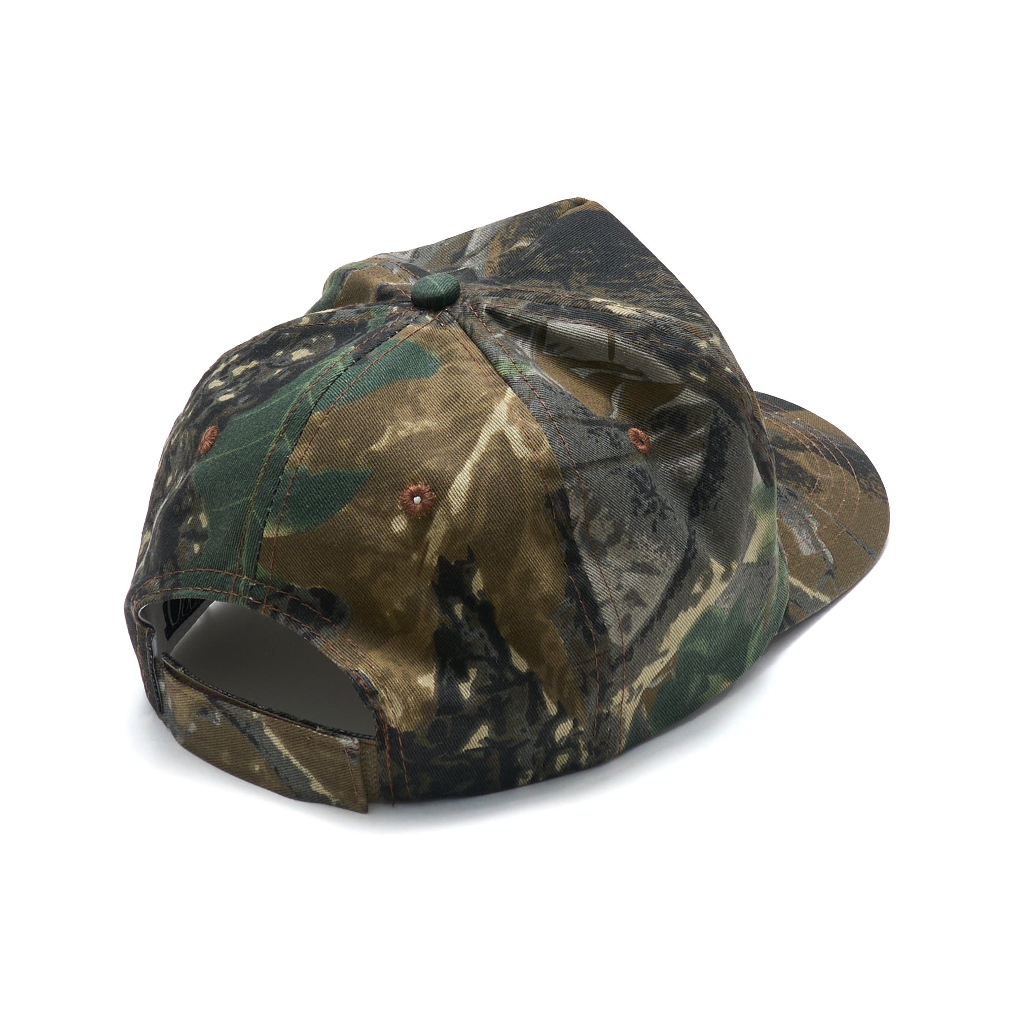 Metal Logo 5-Panel Hat - White Real Leaf Camo