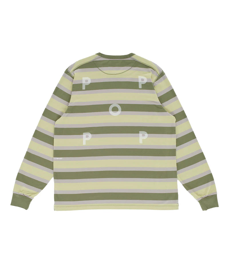 Striped Longsleeve T-Shirt - four leaf clover