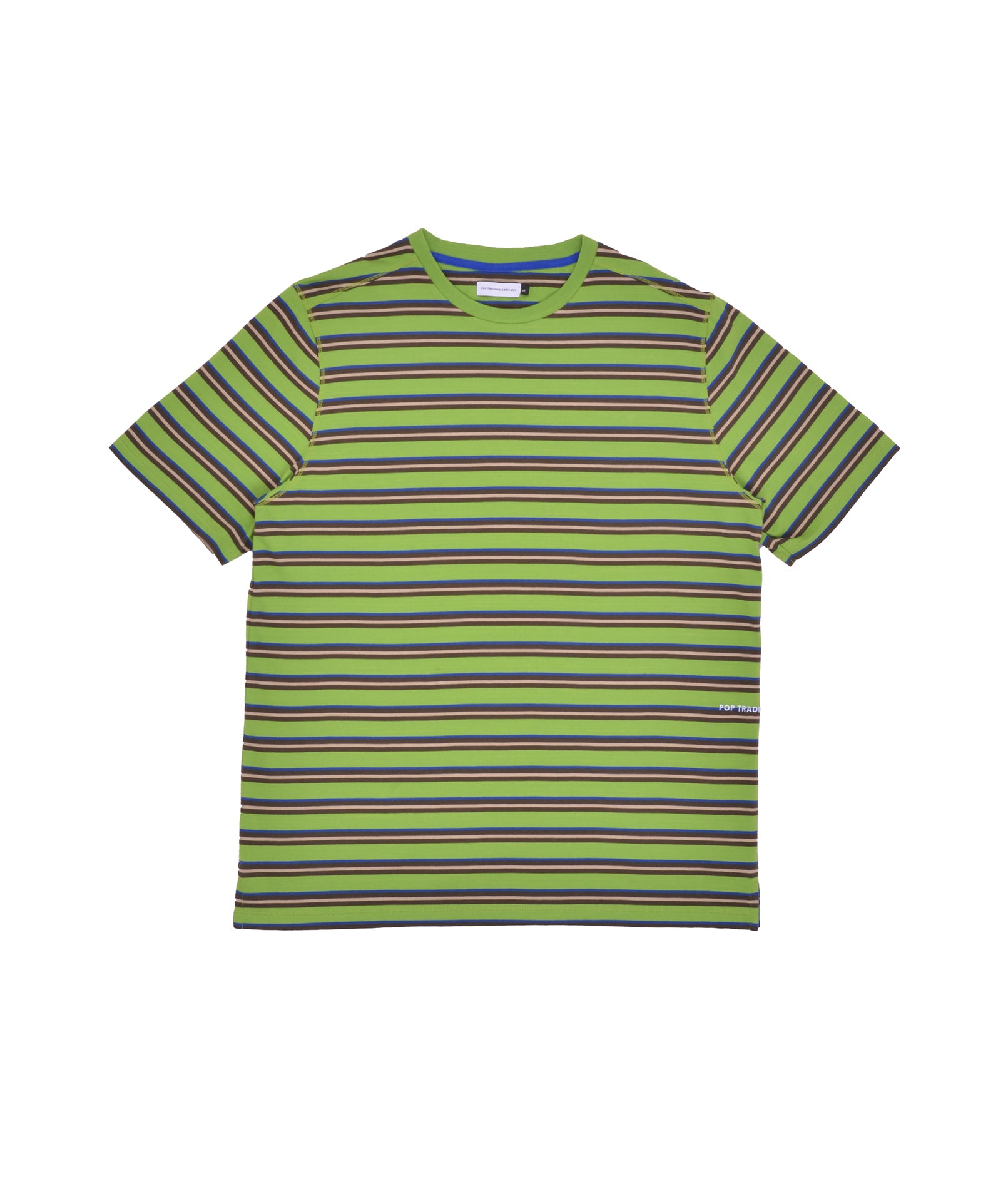 Striped Logo T-Shirt - Foliage