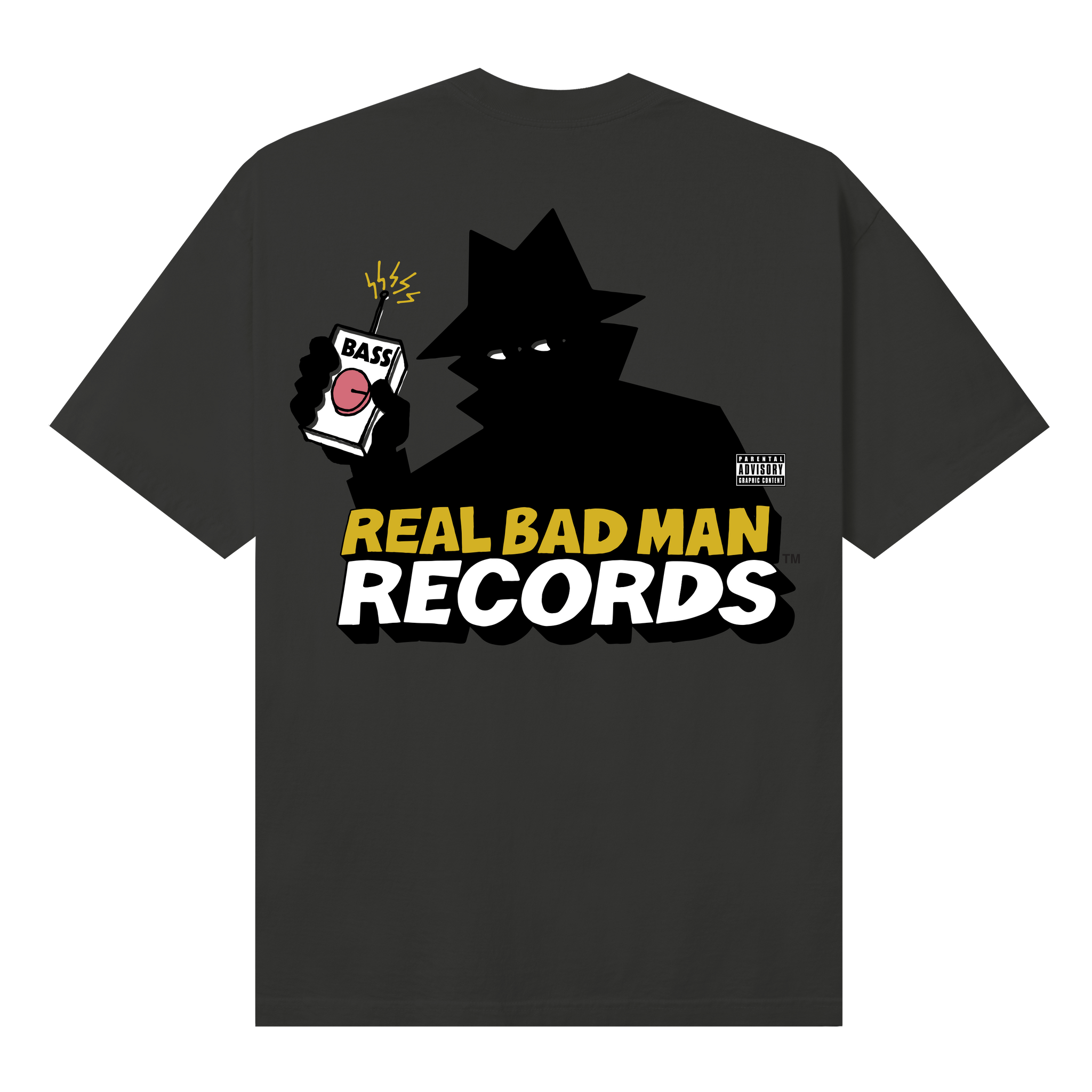 RECORDS TEE BLACK