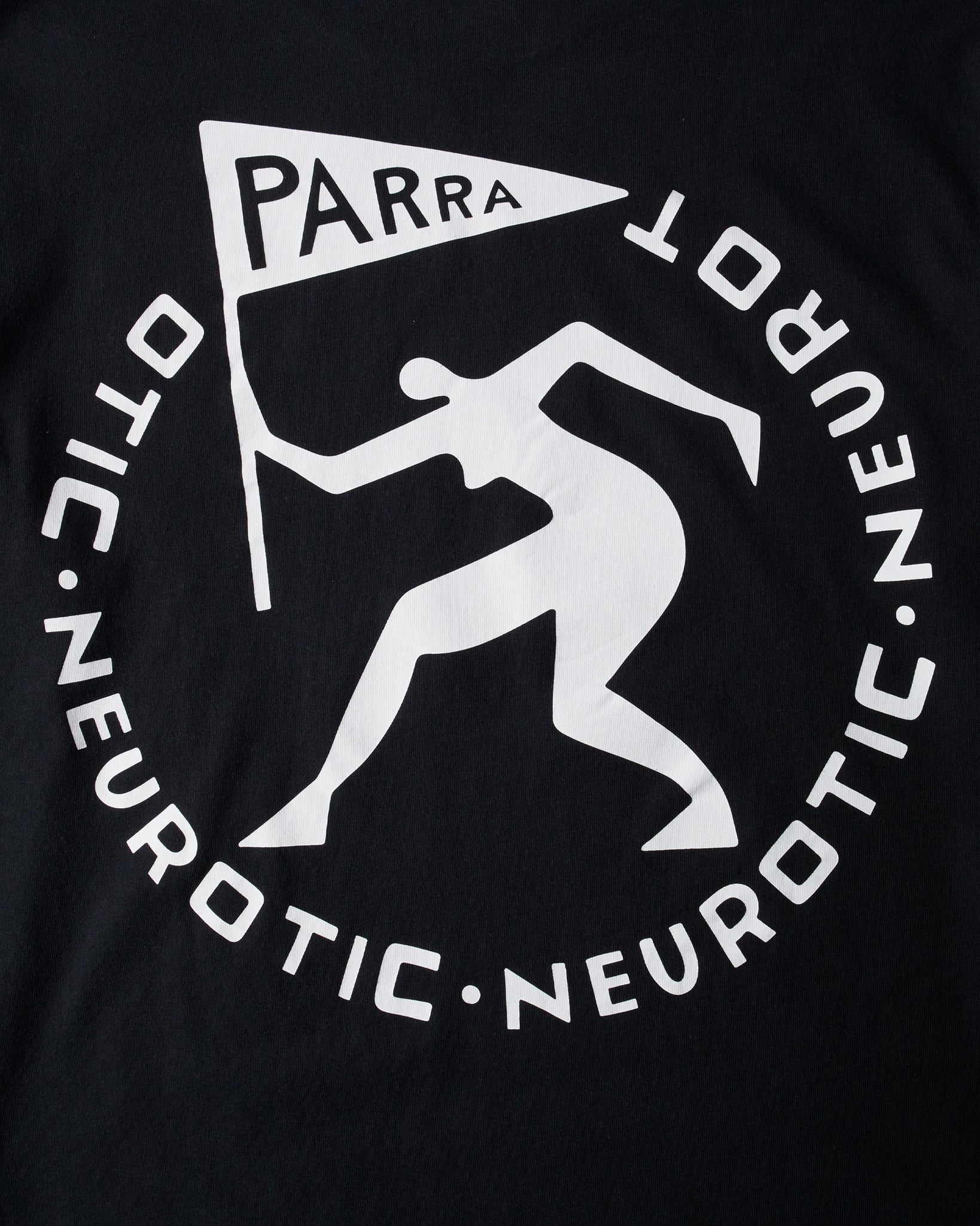 Neurotic flag long sleeve t-shirt - black