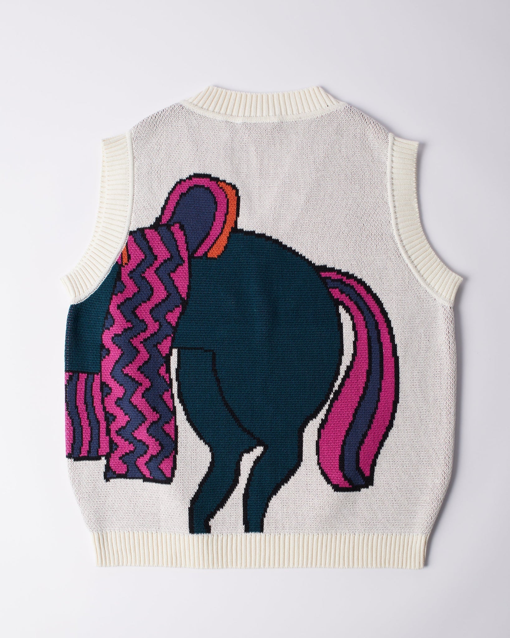 Knitted horse knitted spencer