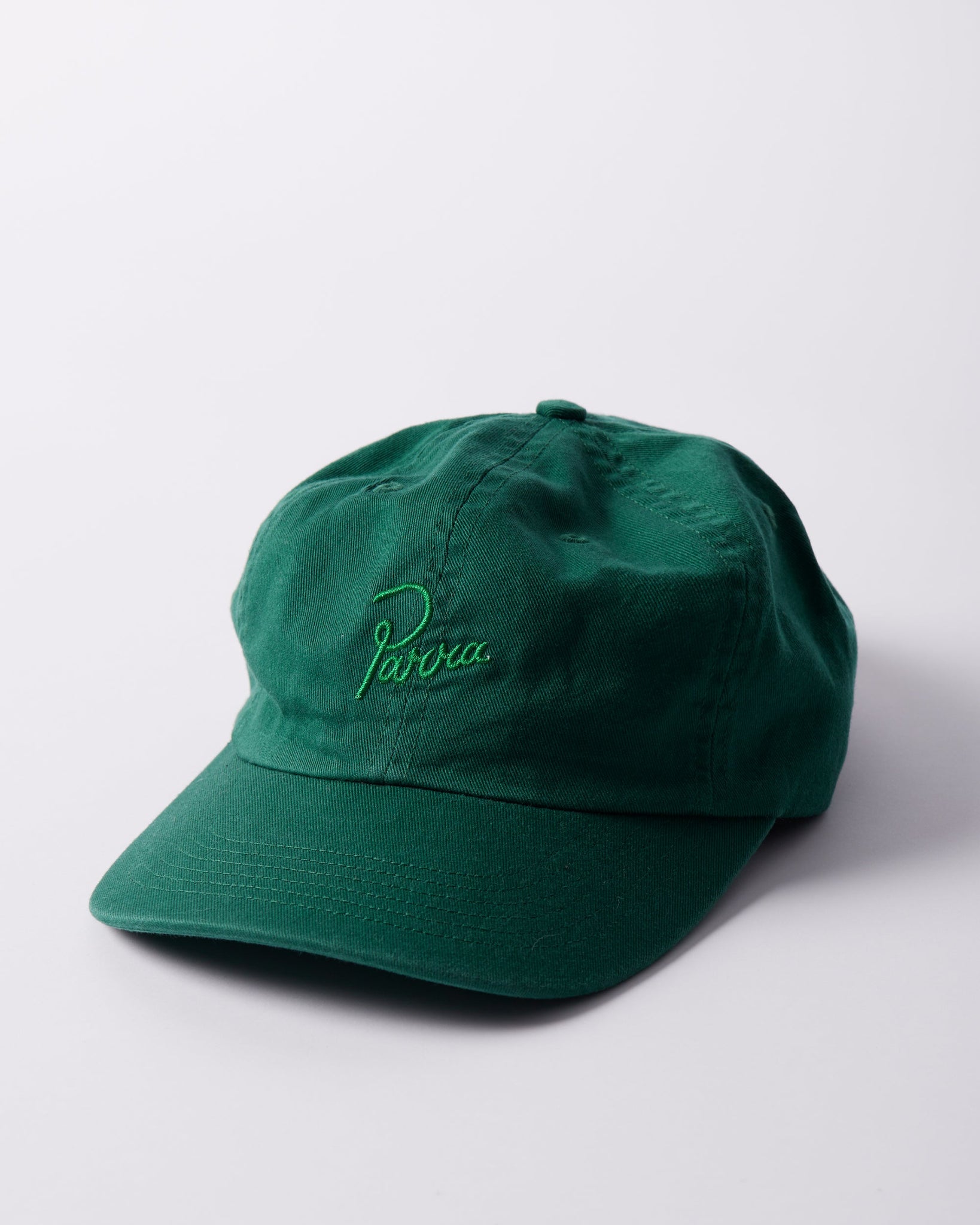 Script logo 6 panel hat - castleton green