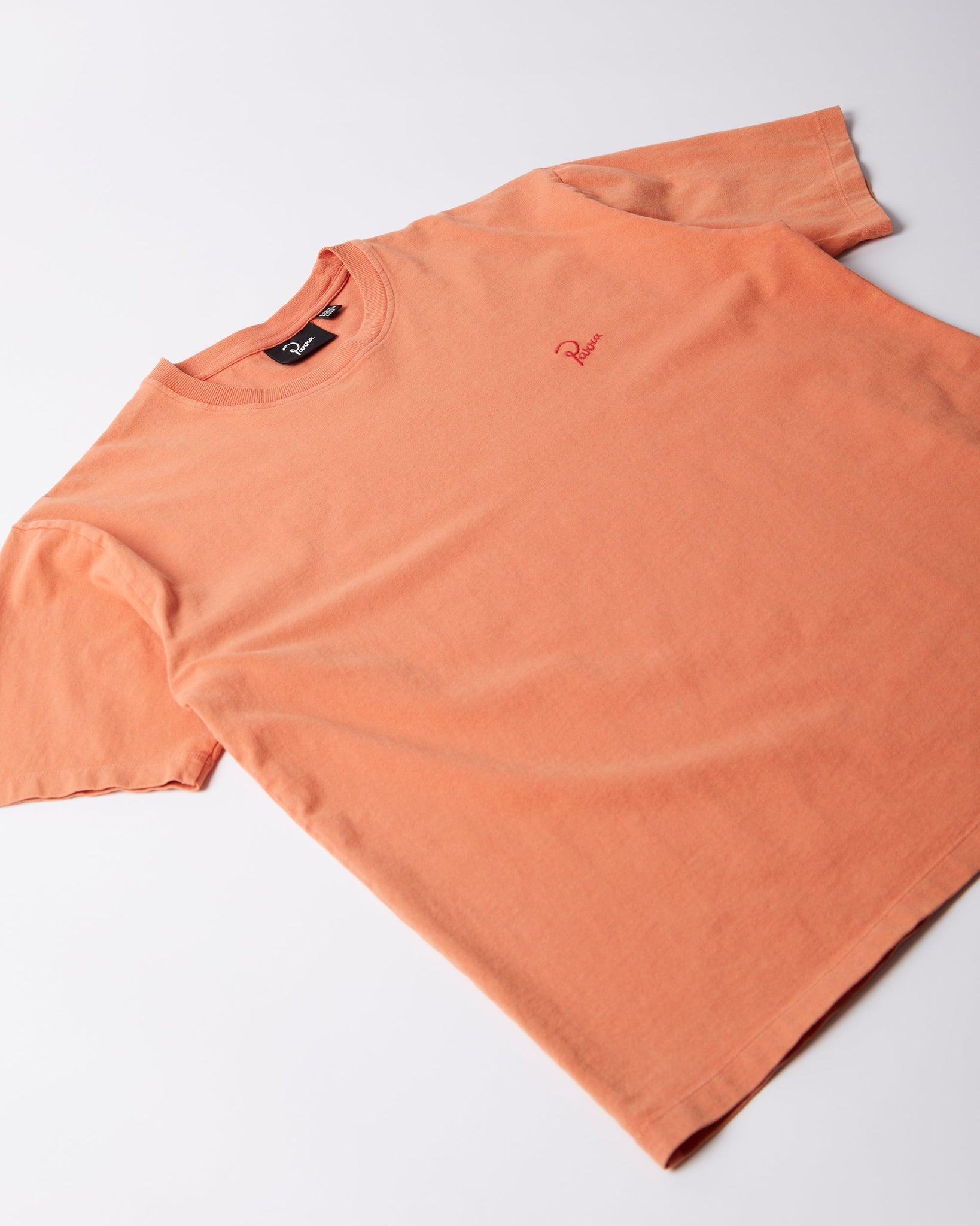 Script logo t-shirt - Washed Tangerine