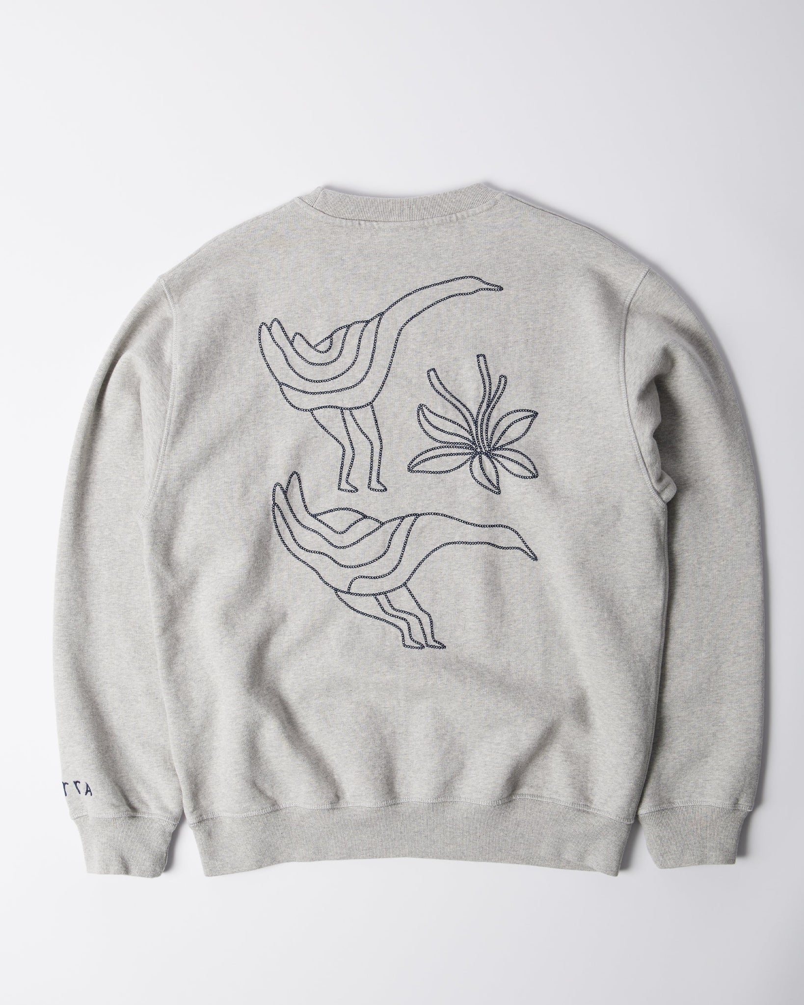 Duck attack crew neck sweatshirt