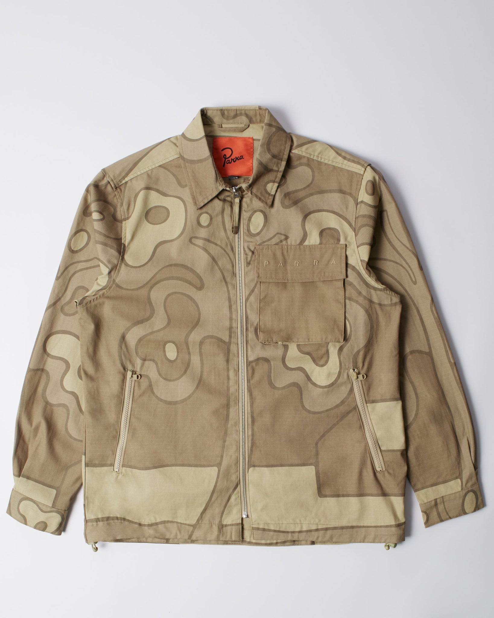 Fruit tree camo shirt jacket