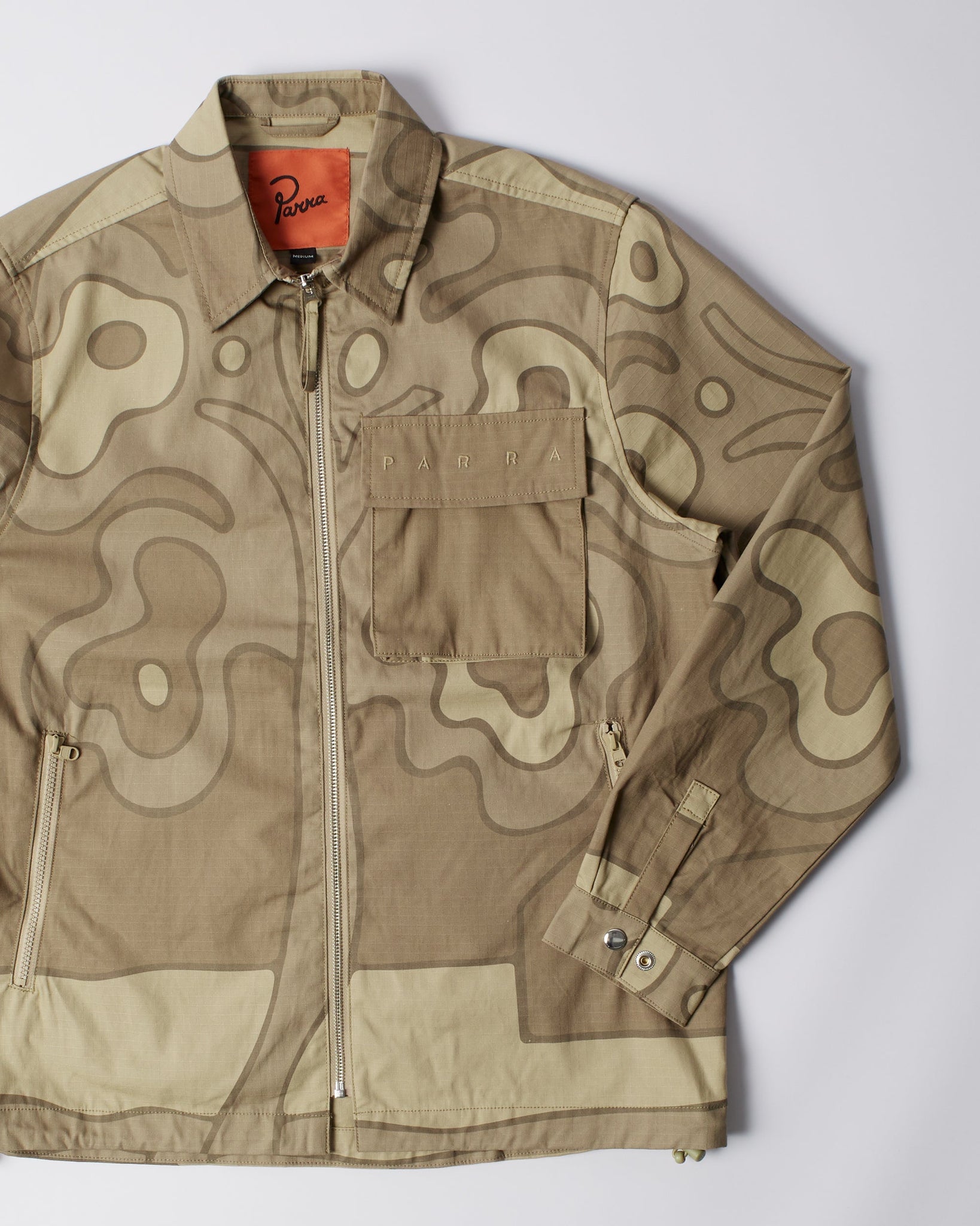 Fruit tree camo shirt jacket