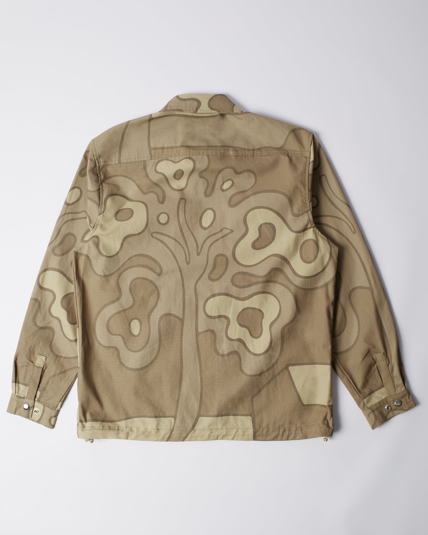 Fruit tree camo shirt jacket