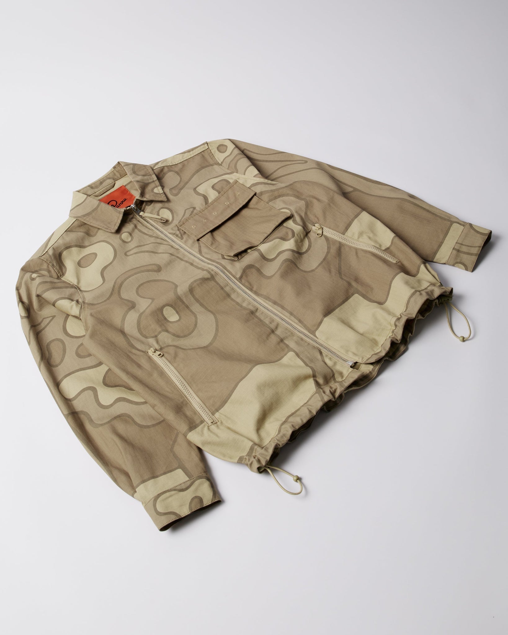 Fruit tree camo shirt jacket