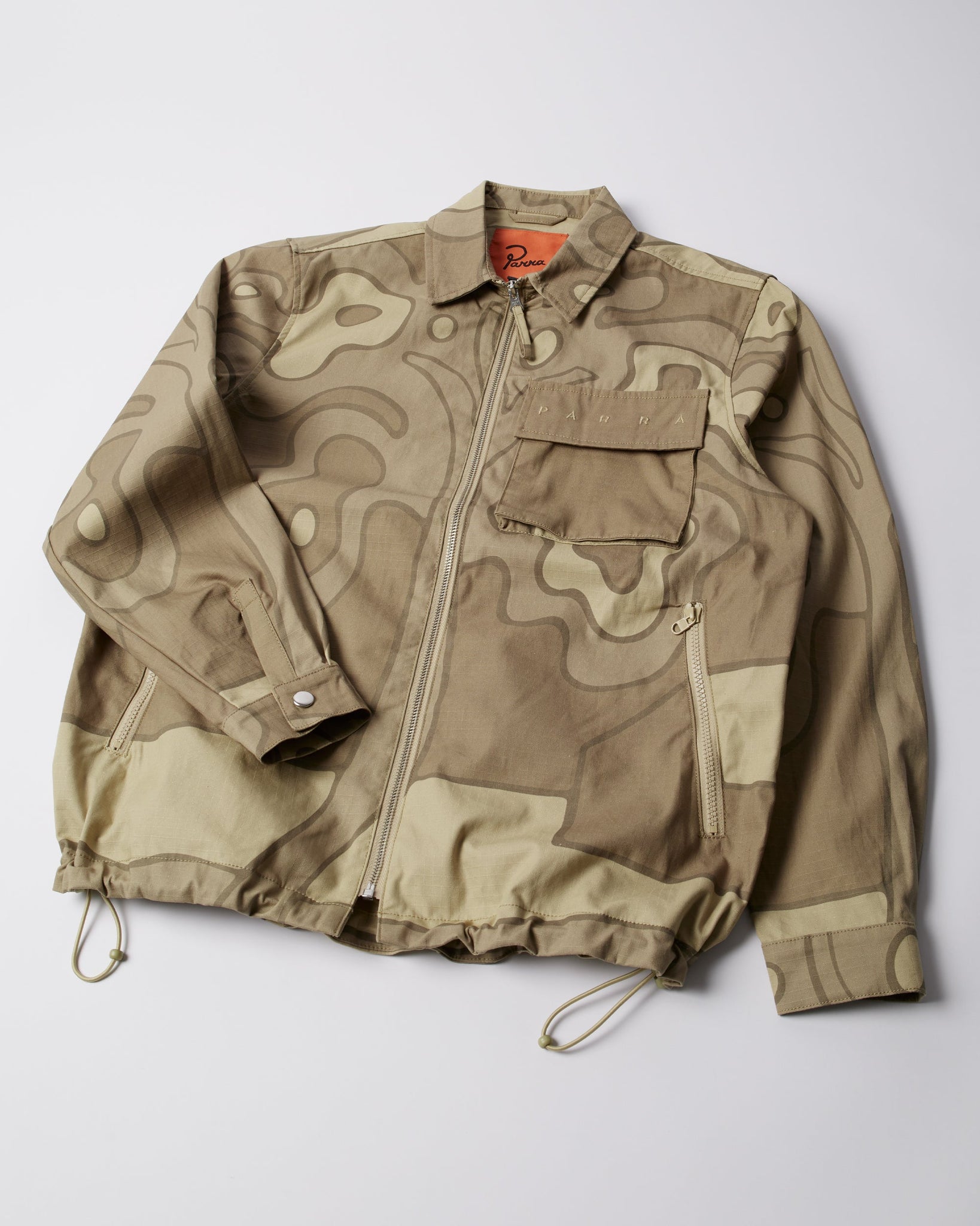 Fruit tree camo shirt jacket