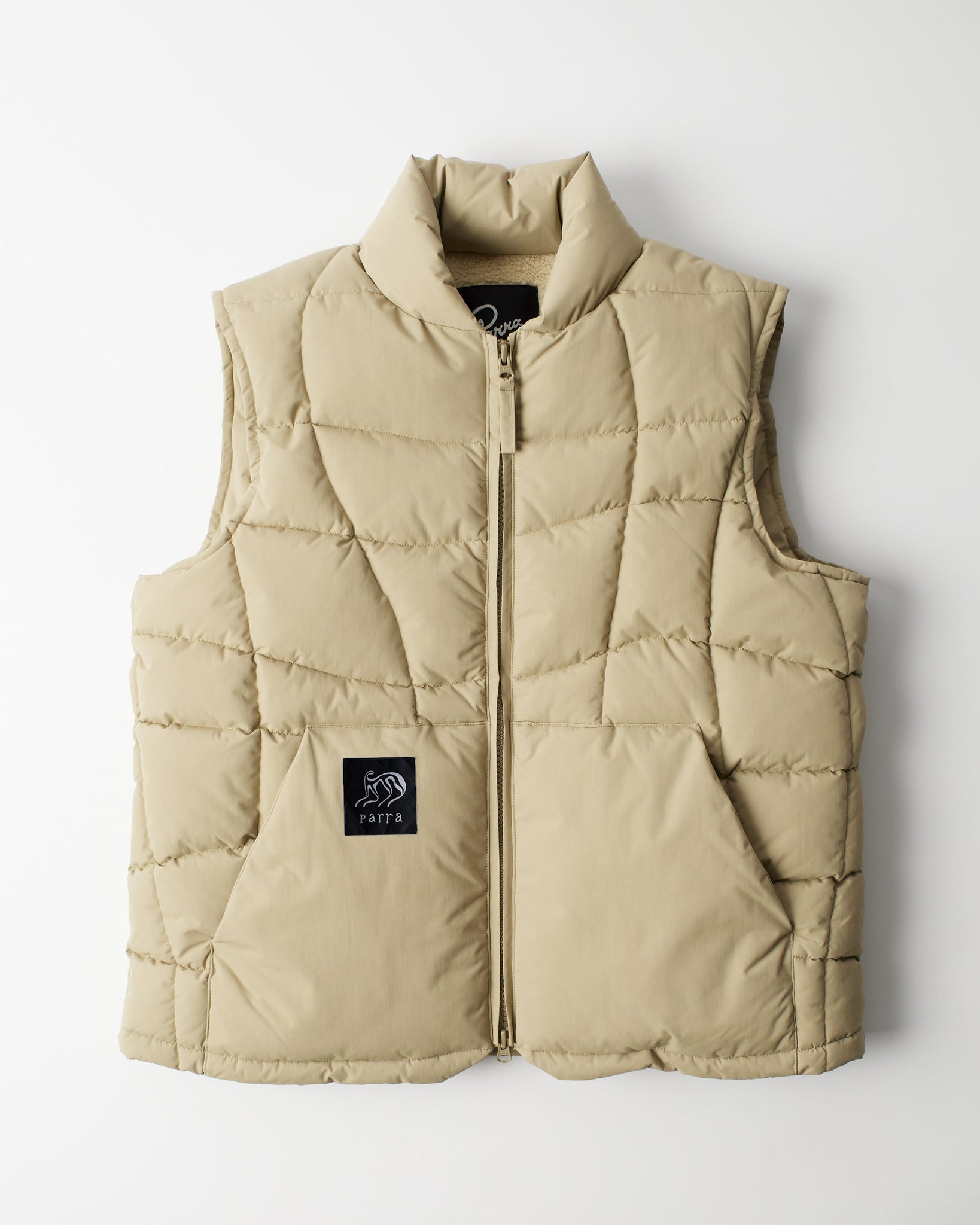 Waved alien puffer vest