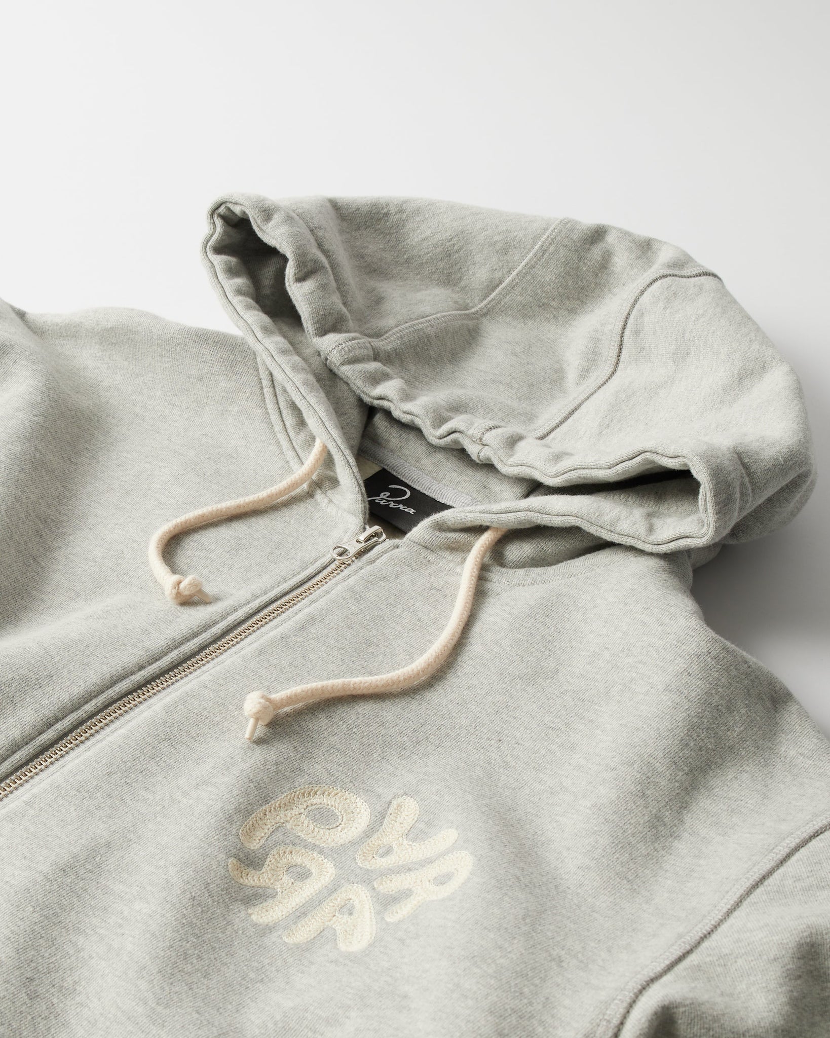 1976 logo zip hooded sweatshirt