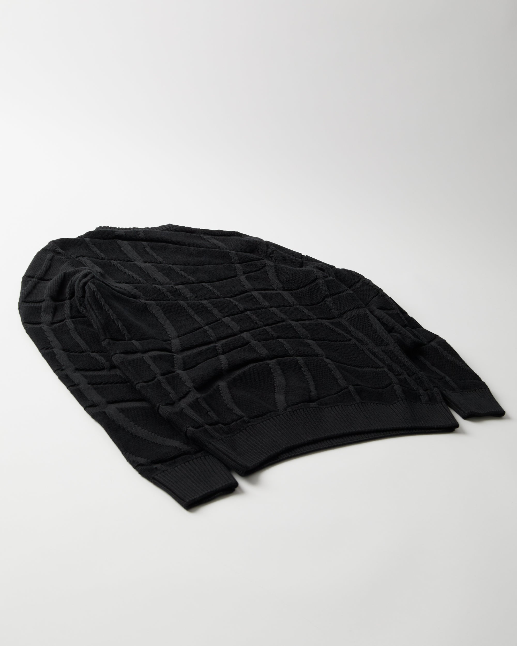 【BY PARRA】Your Boring Abstract Village Knitted Crew Your boring abstract village knitted pullover – by Parra USA