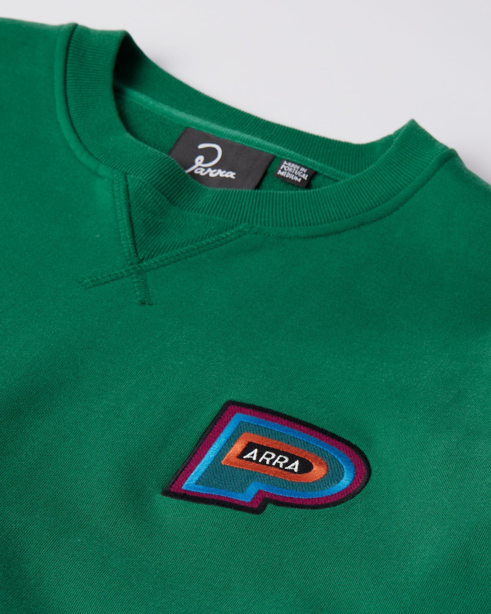 Repeat pea crew neck sweatshirt