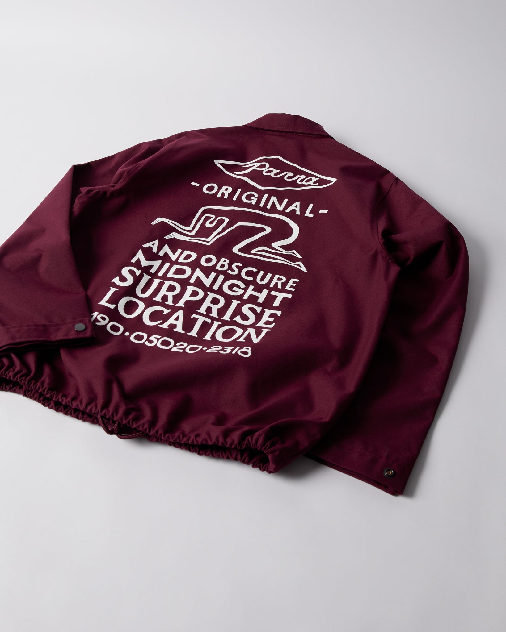 Midnight surprise coach jacket - Burgundy