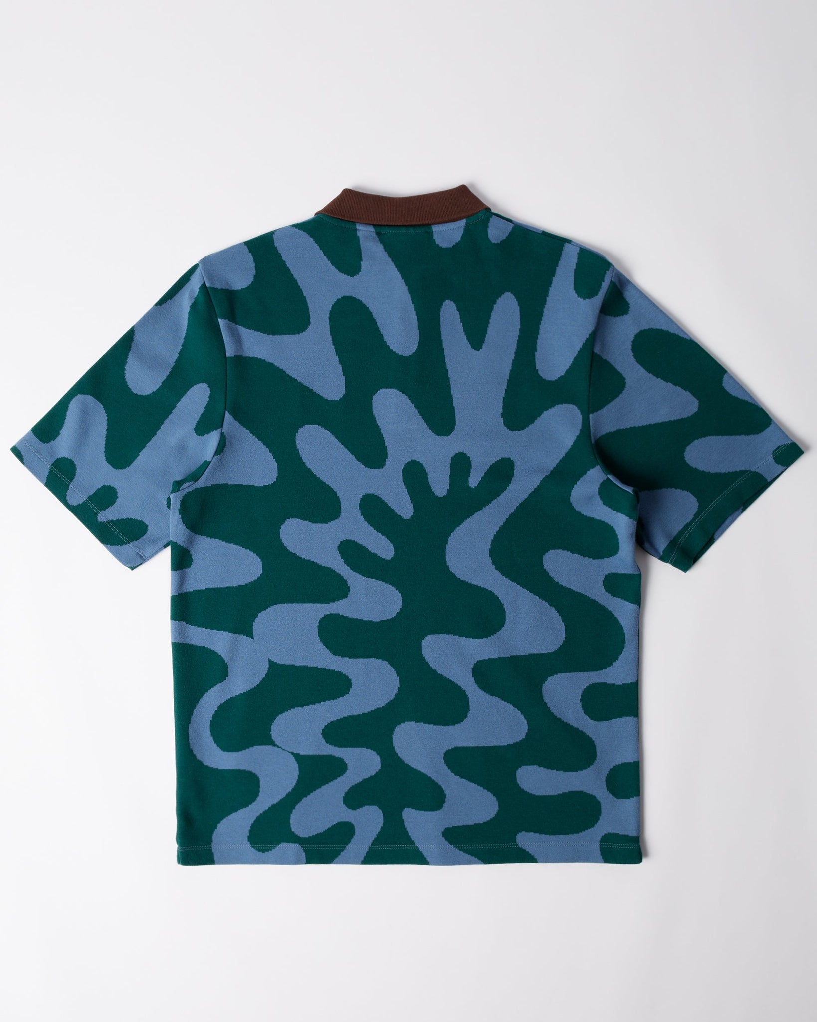 Splashed polo shirt