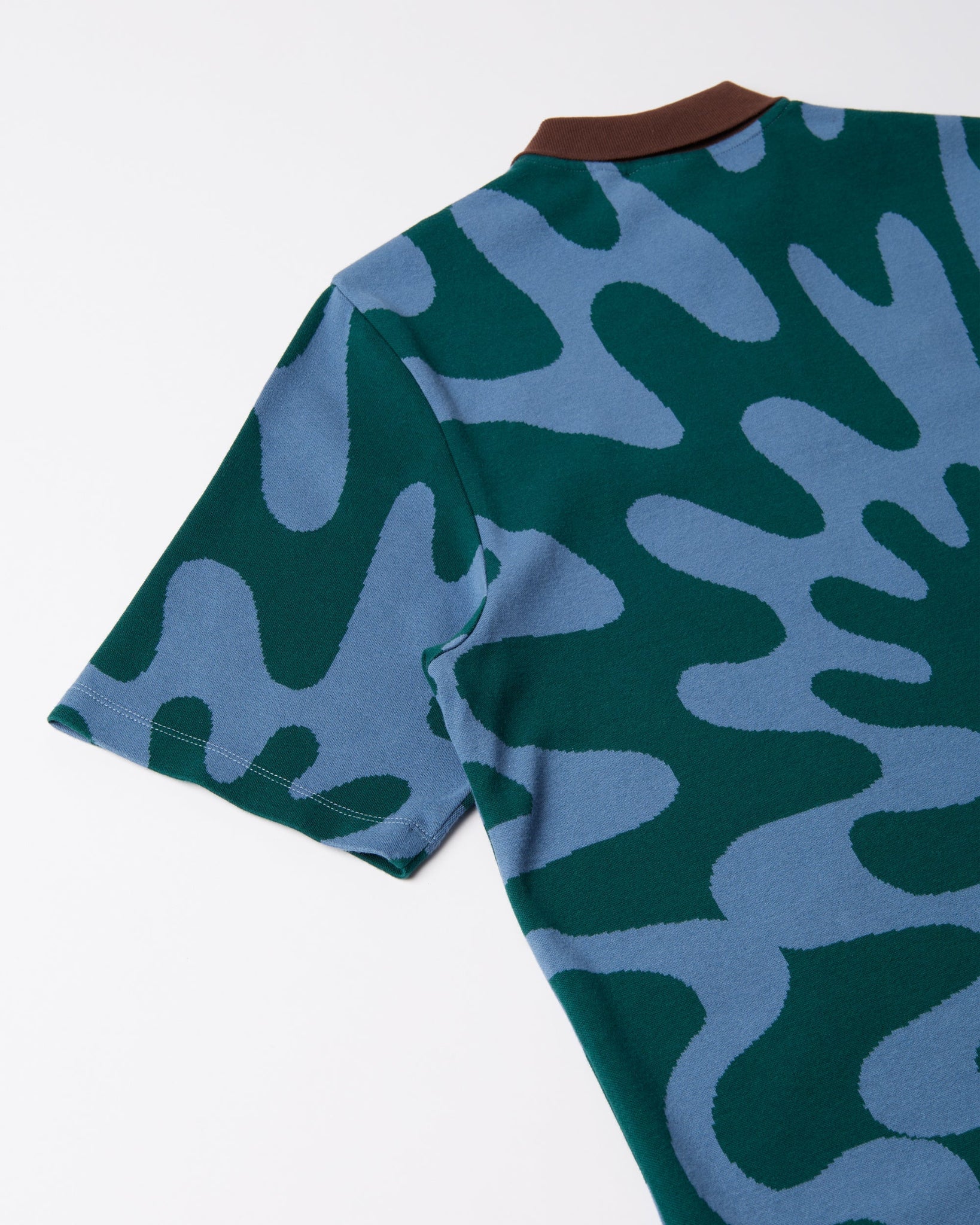 Splashed polo shirt
