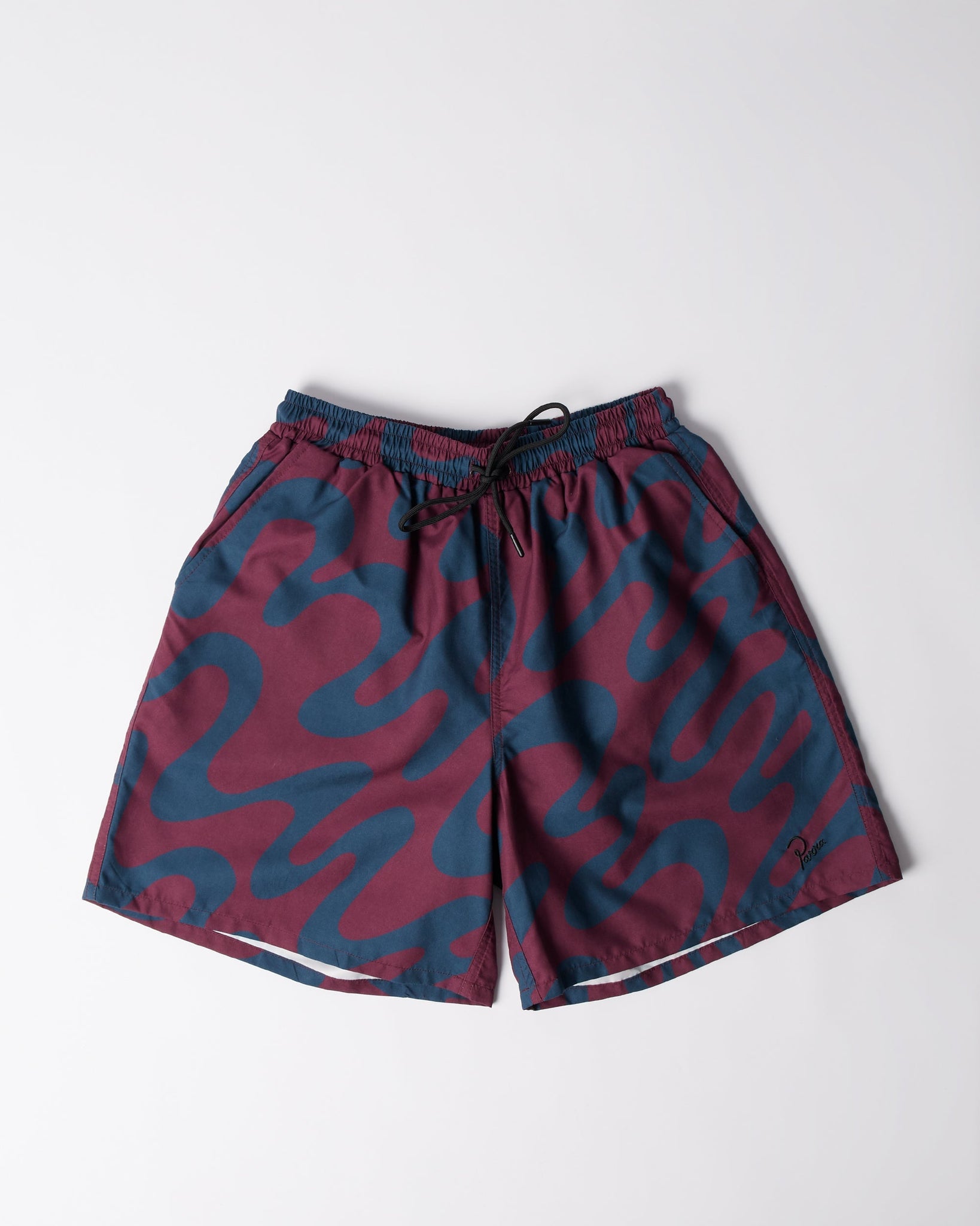 Splashed swim shorts