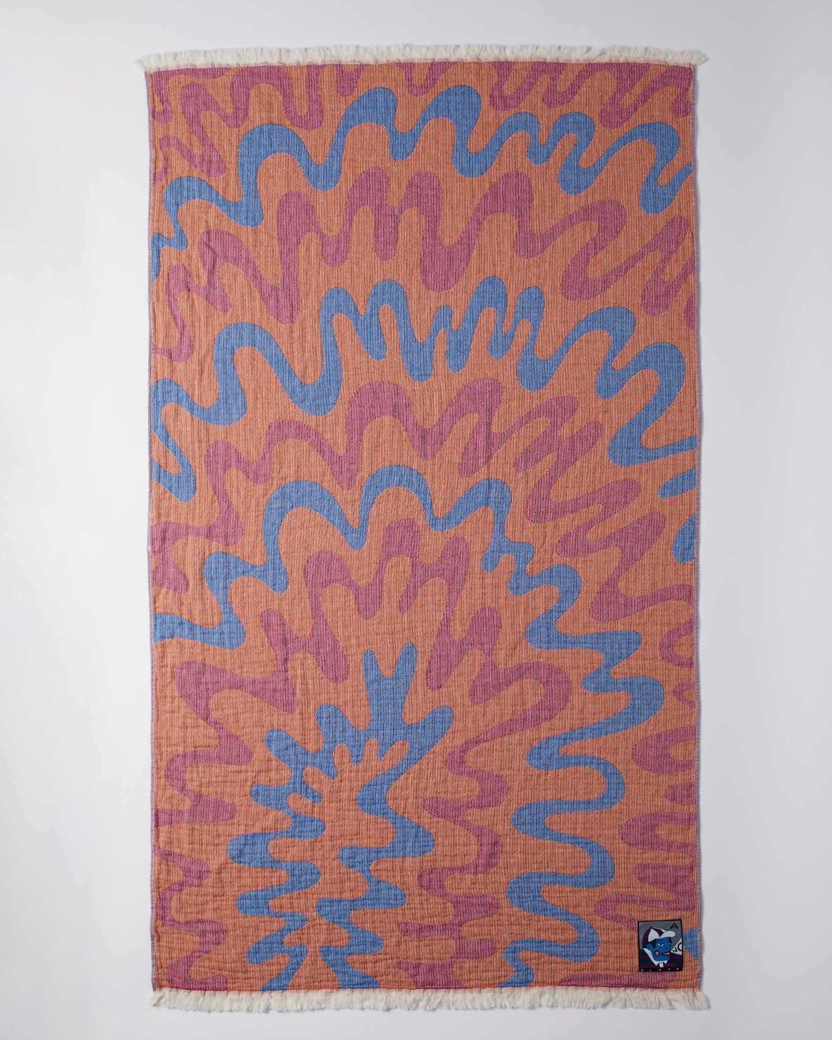 Splashed hammam beach towel