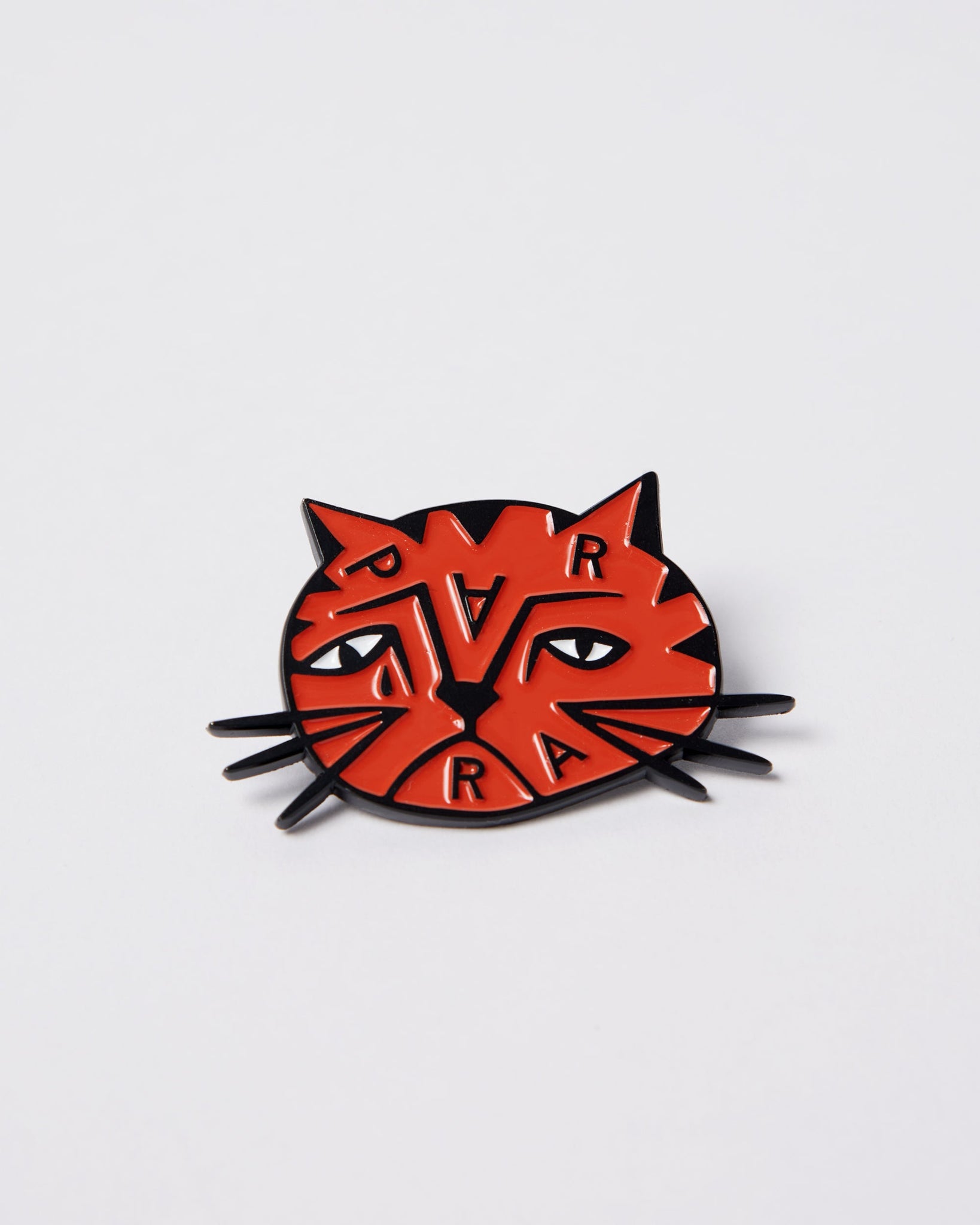 Sad cat enamel pin