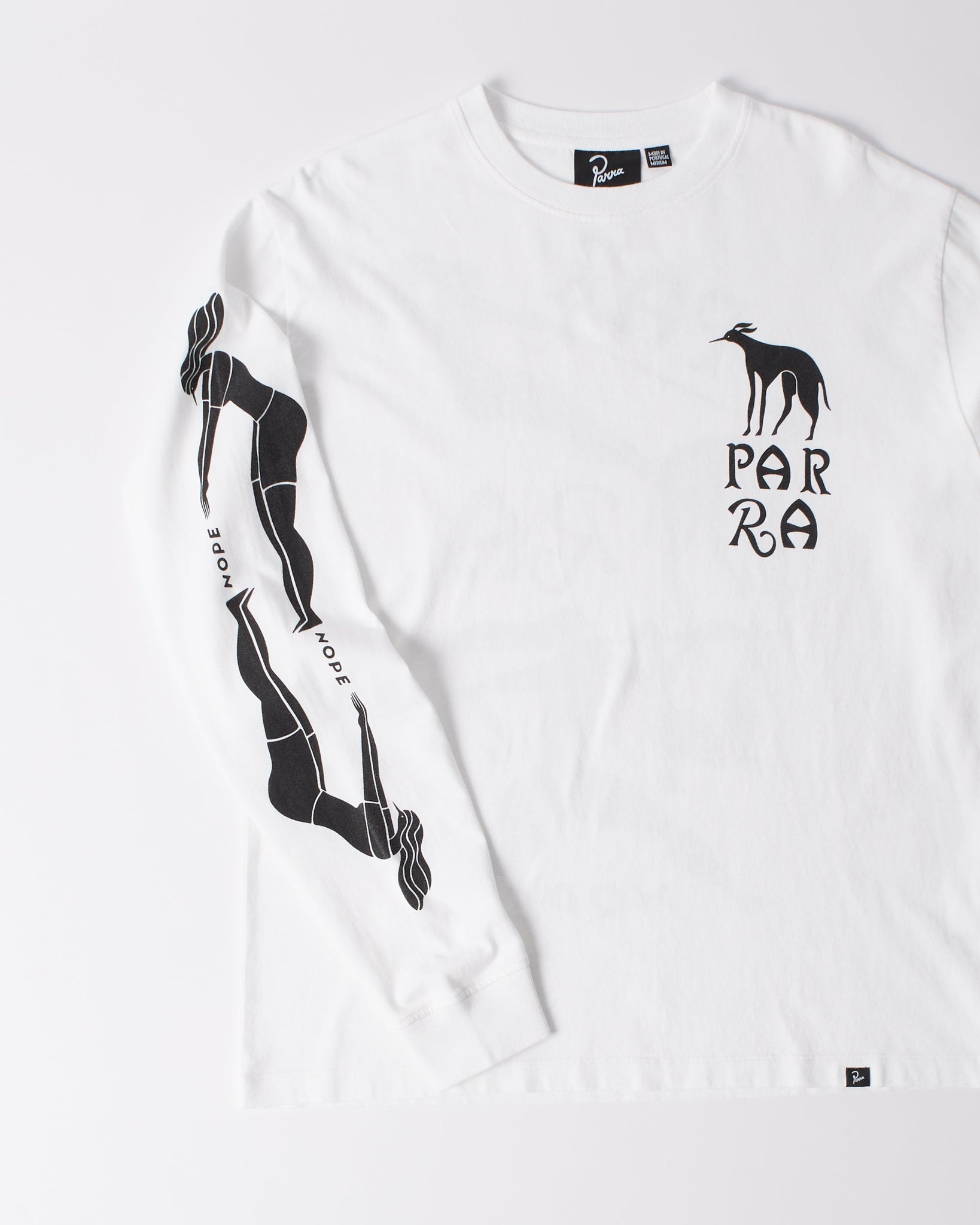 Dog training long sleeve t-shirt - White