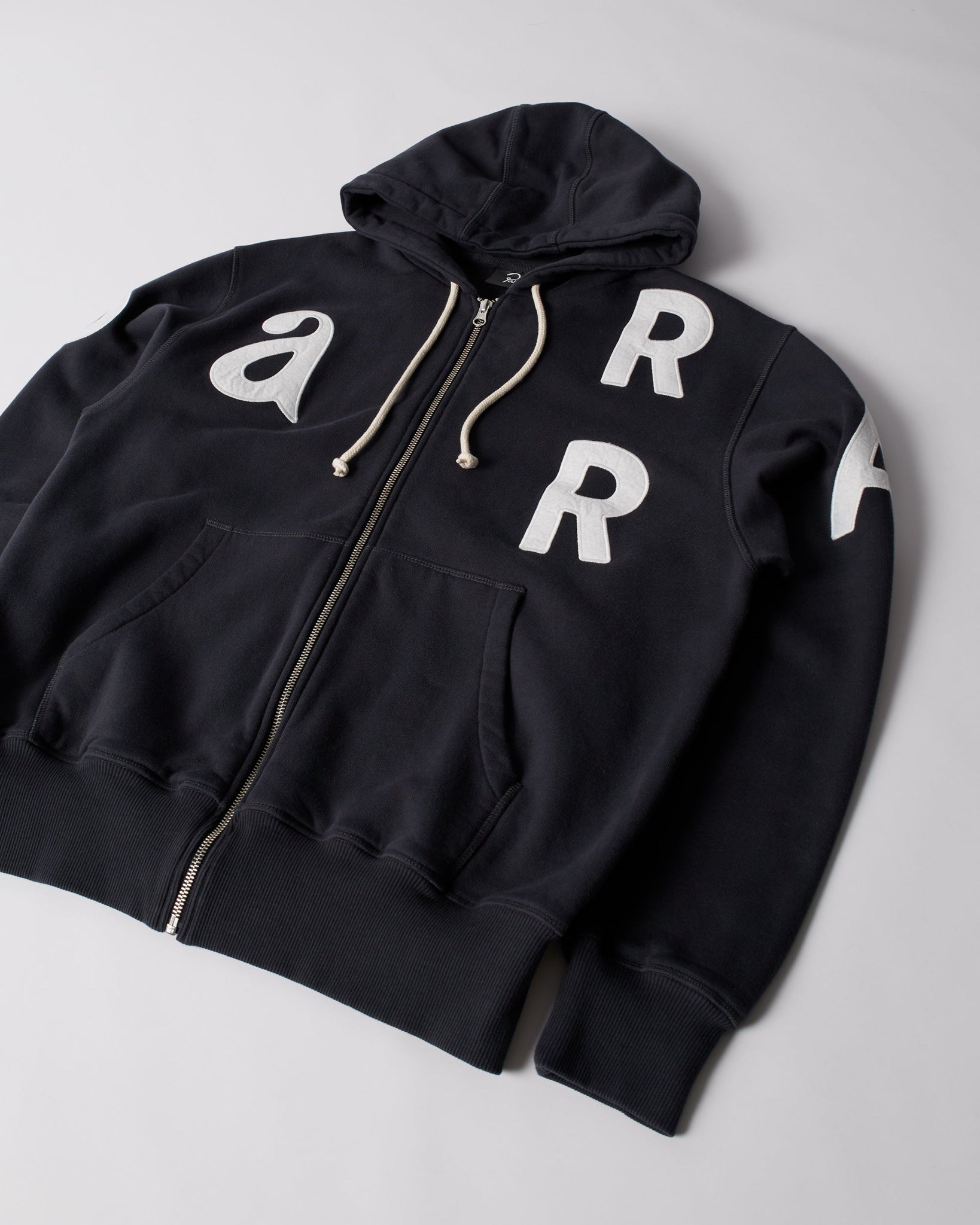 Word salad zip hooded sweatshirt