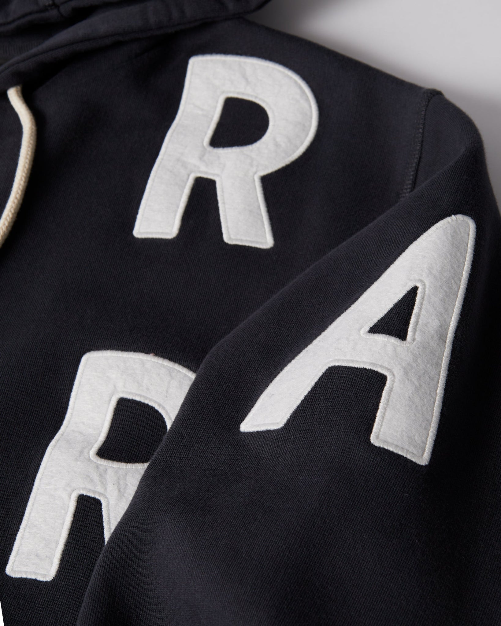 Word salad zip hooded sweatshirt