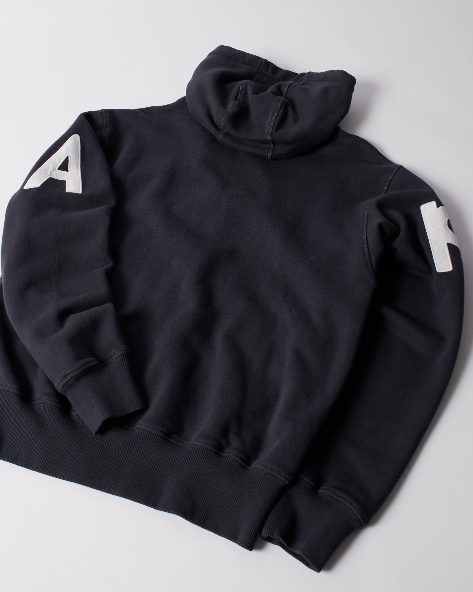 Word salad zip hooded sweatshirt