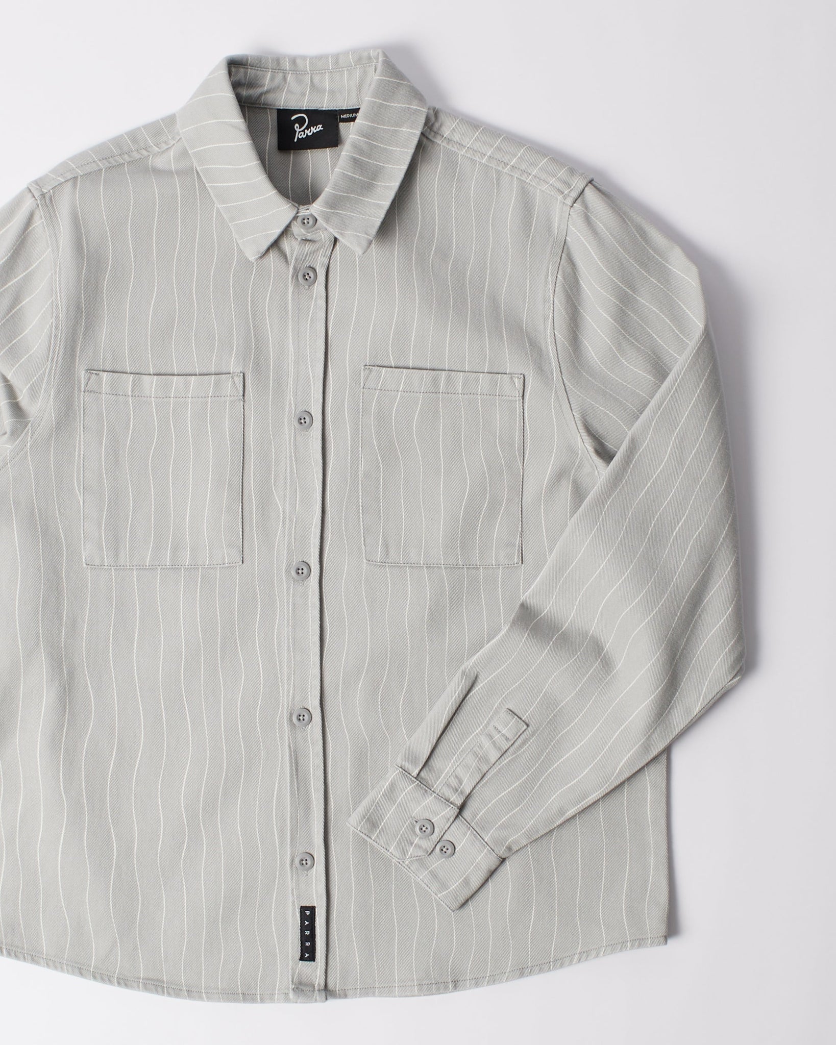 Meandering lines shirt - Grey