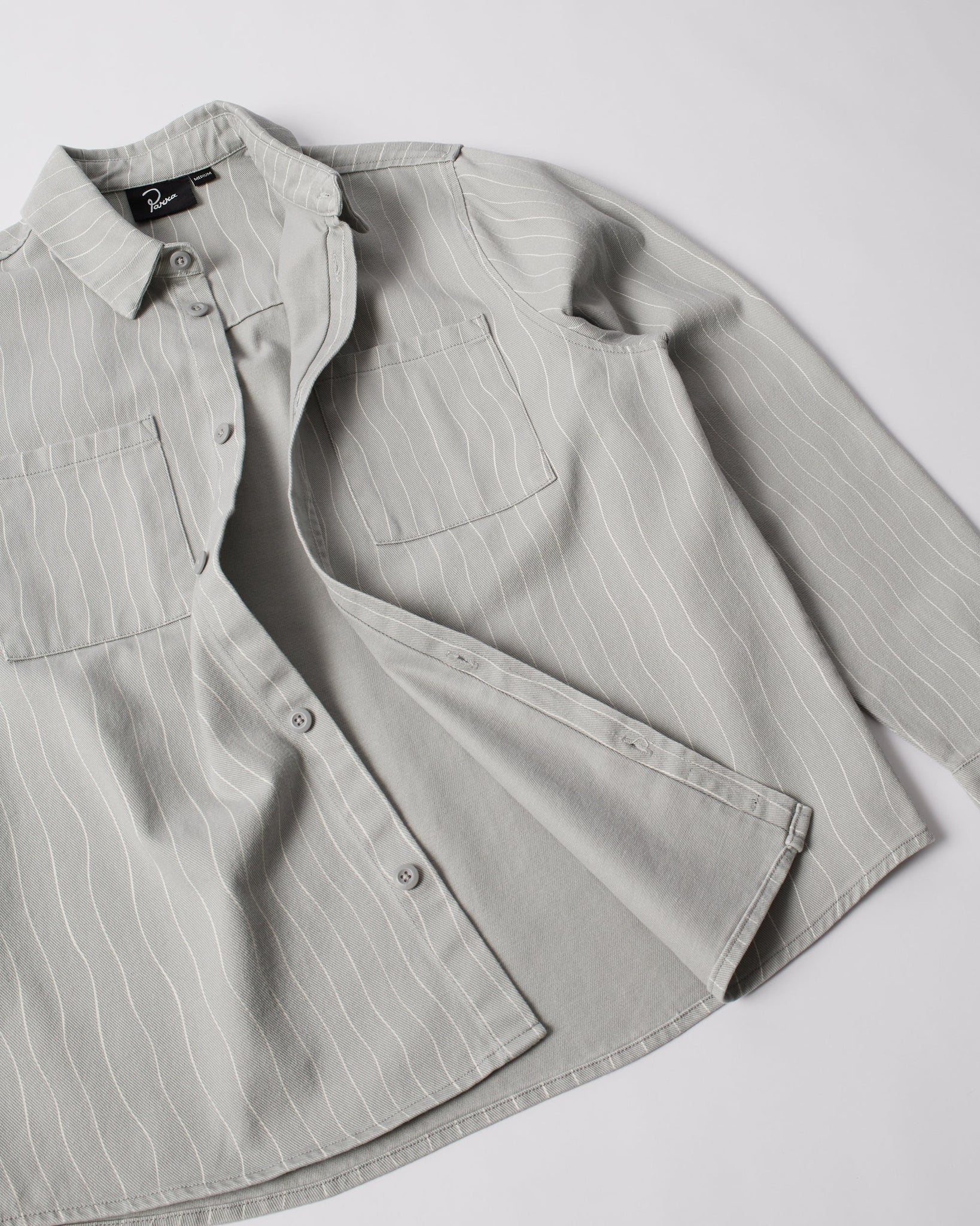 Meandering lines shirt - Grey
