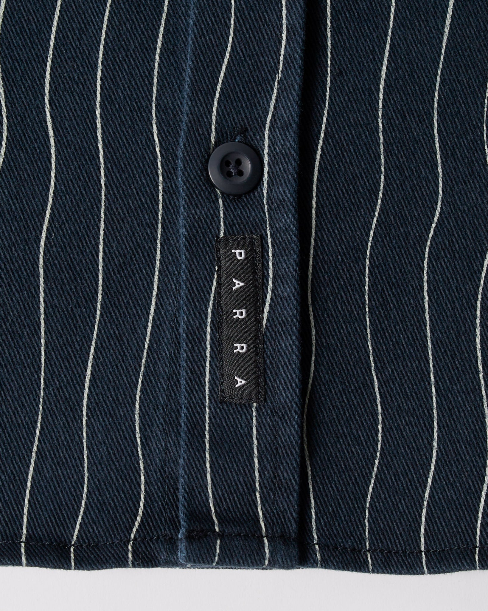 Meandering lines shirt - Navy Blue