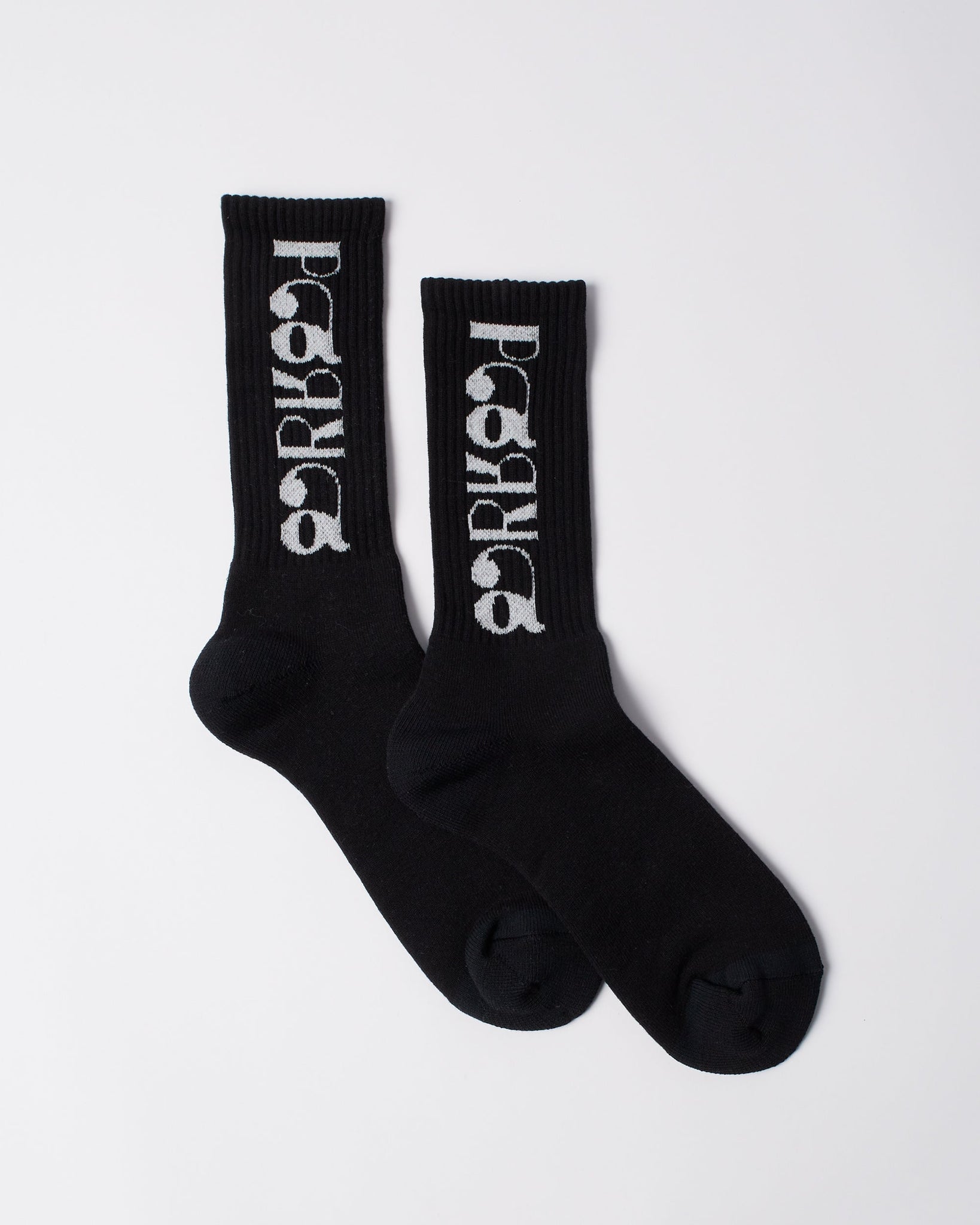 Tokyo logo crew socks - Black