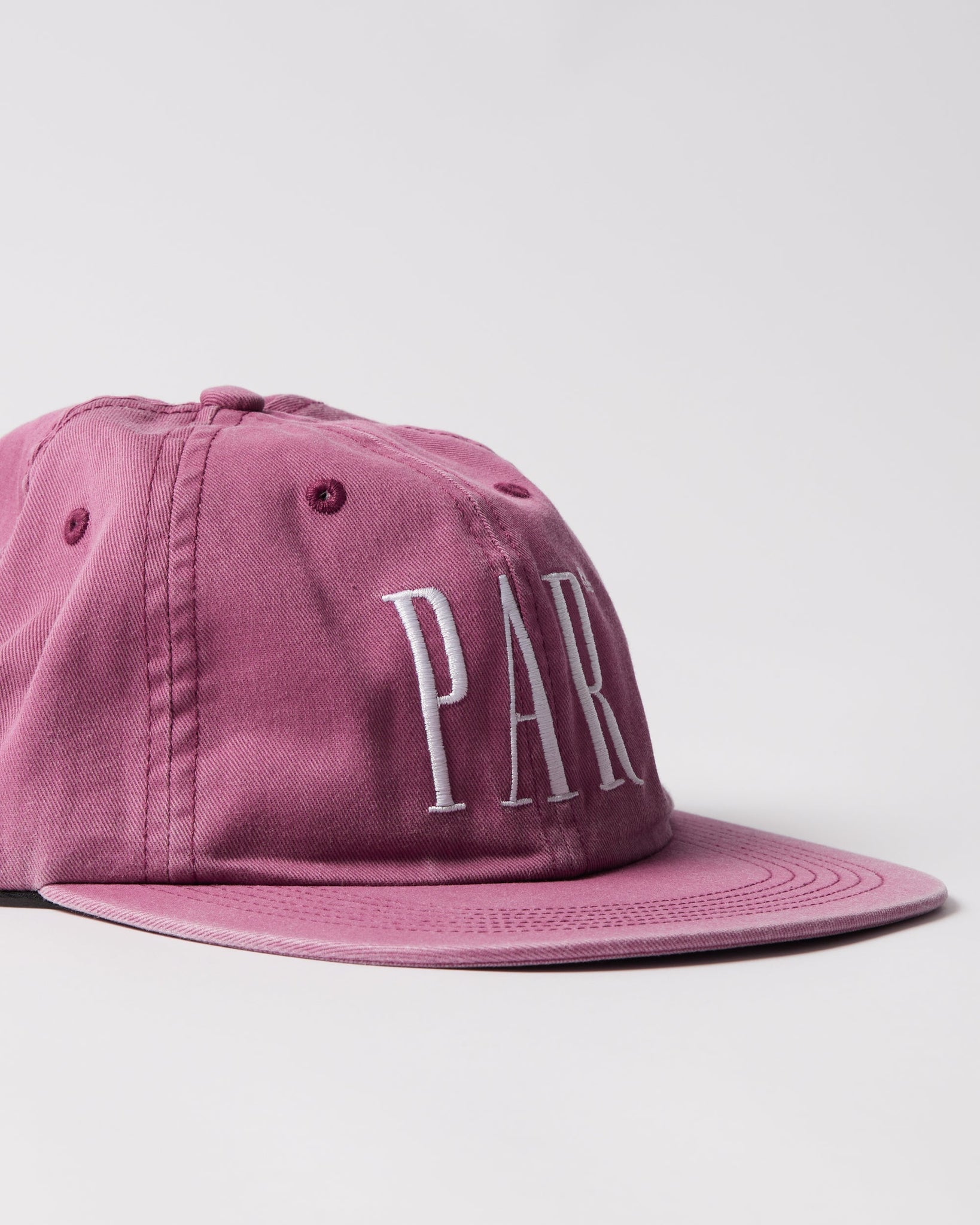 Store logo 6 panel hat - Berry