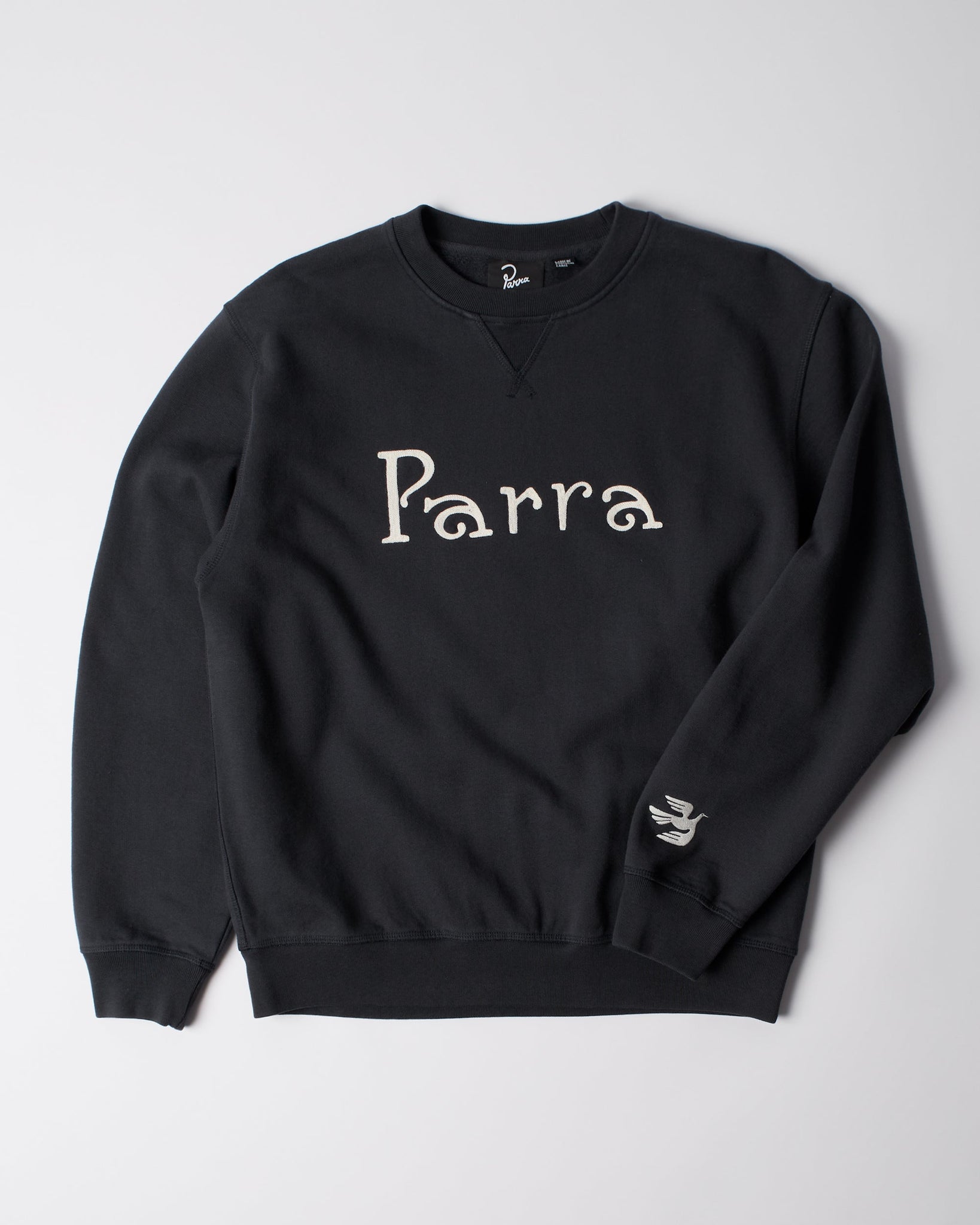 Weird trad logo crew neck sweatshirt