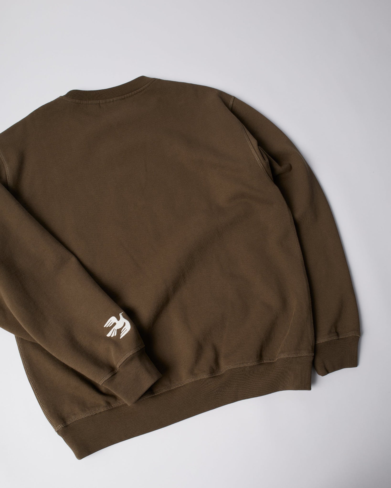 Weird trad logo crew neck sweatshirt