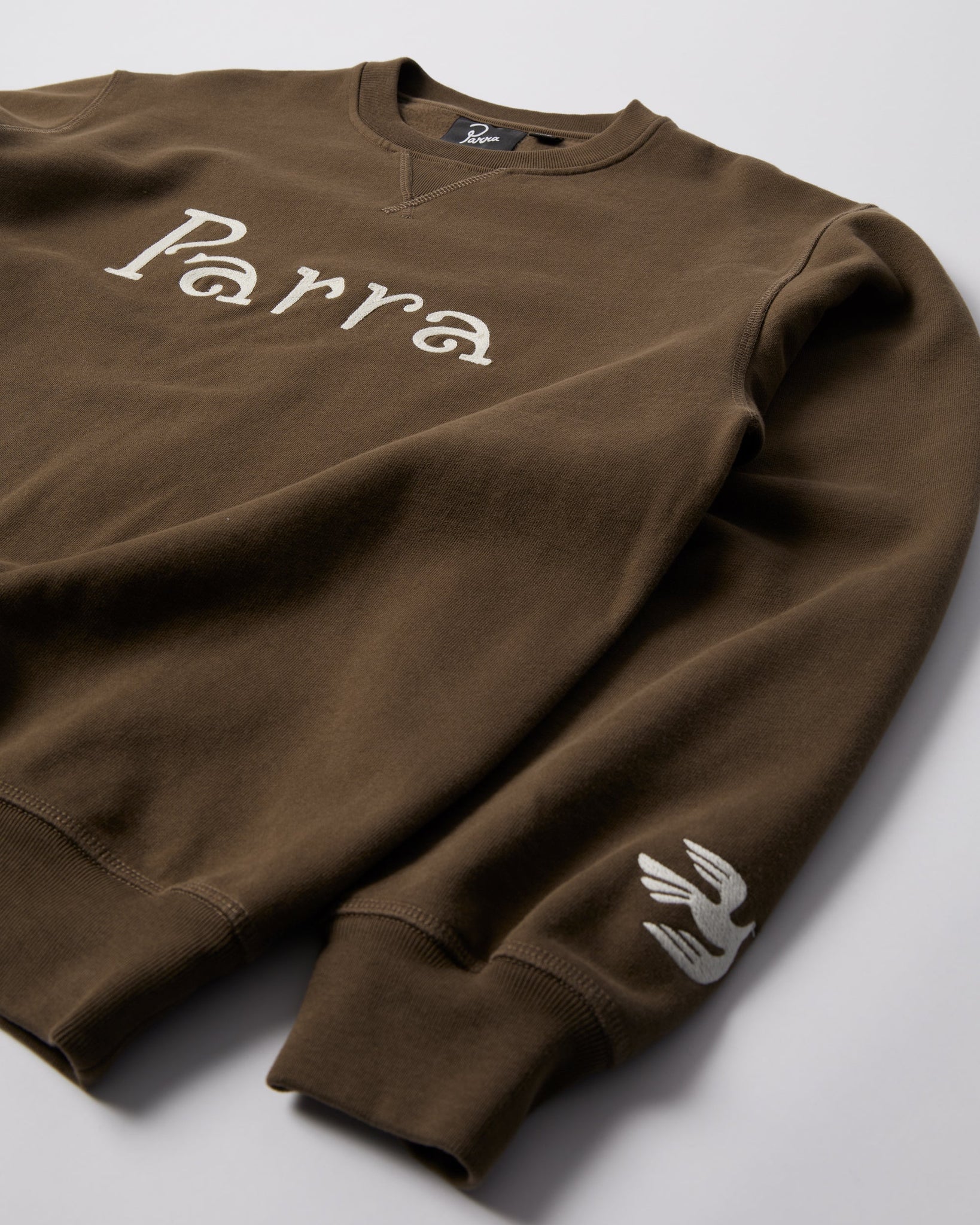 Weird trad logo crew neck sweatshirt