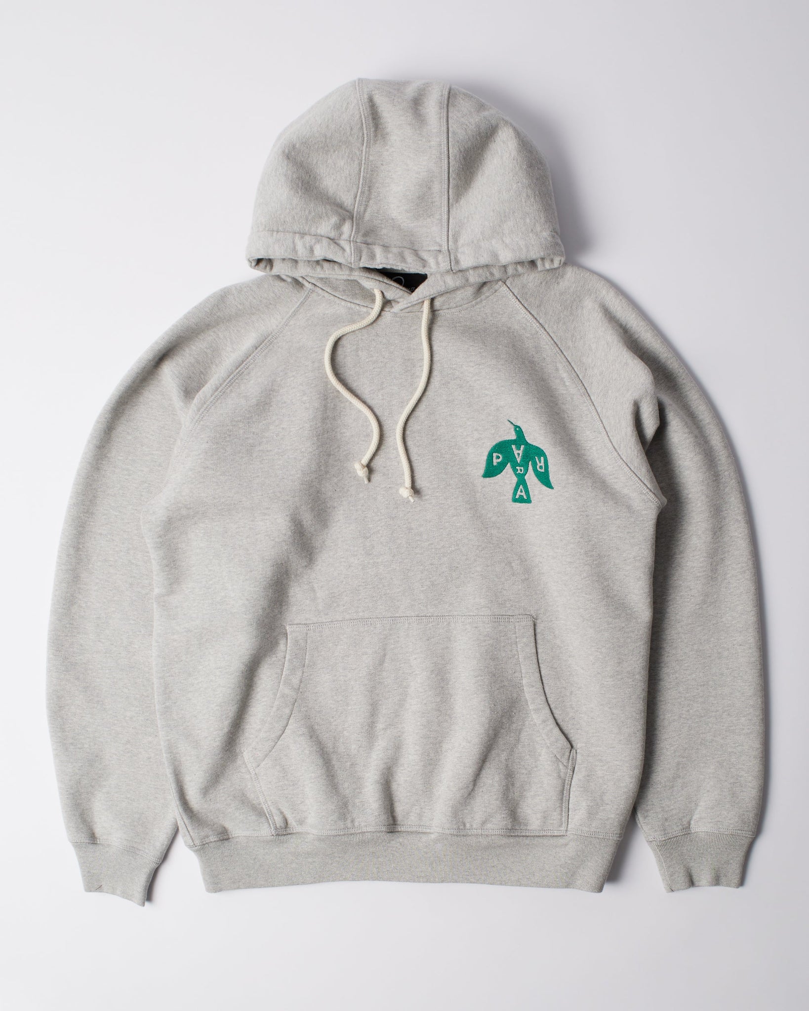 Crow logo hooded sweatshirt