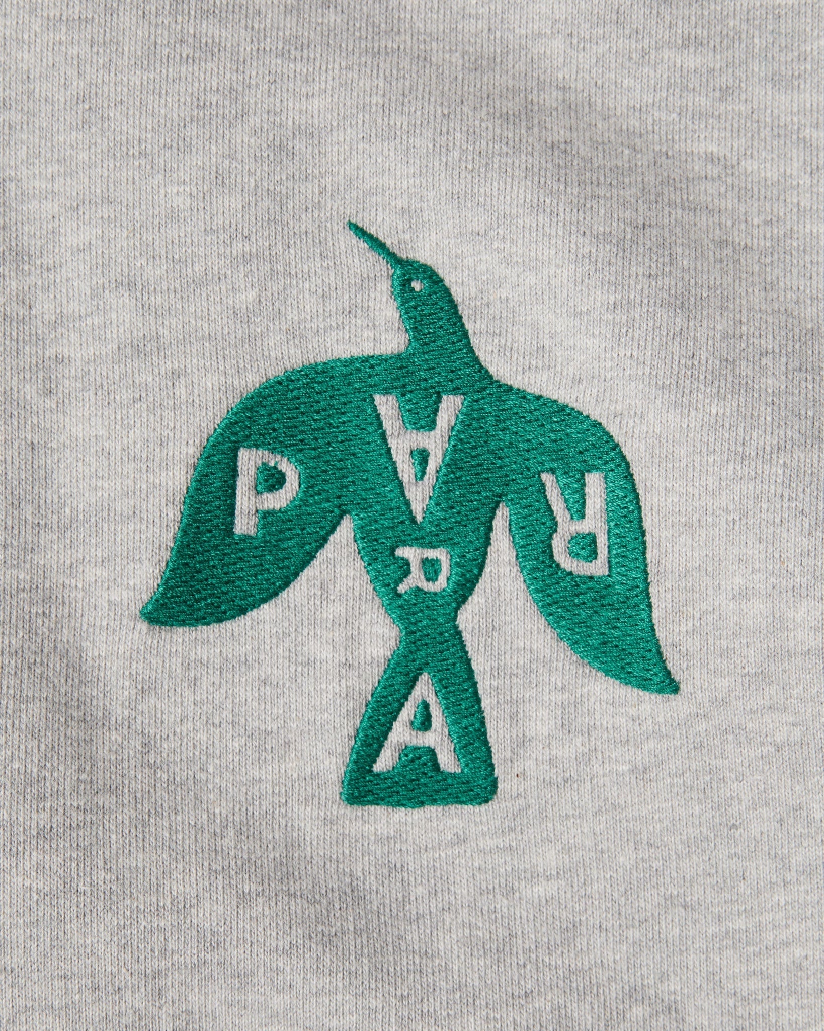 Crow logo hooded sweatshirt