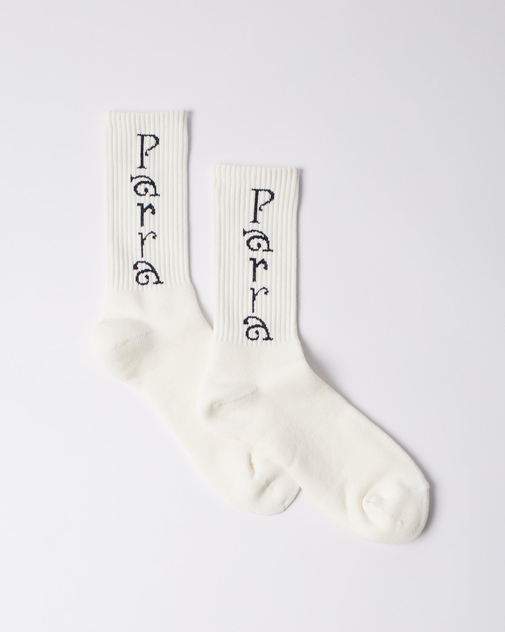 Weird trad logo crew socks