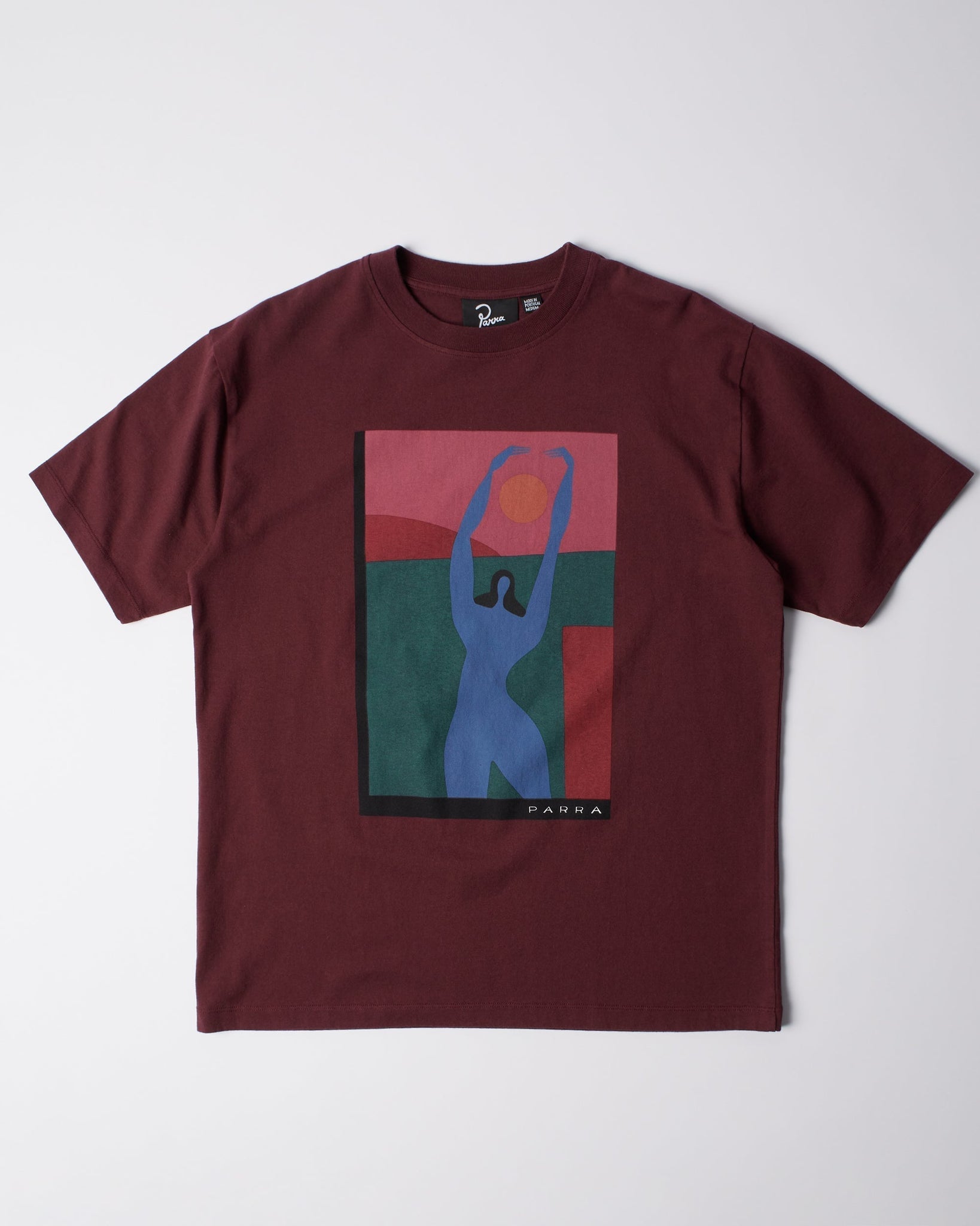 Protect the sun t-shirt - Dark Burgundy