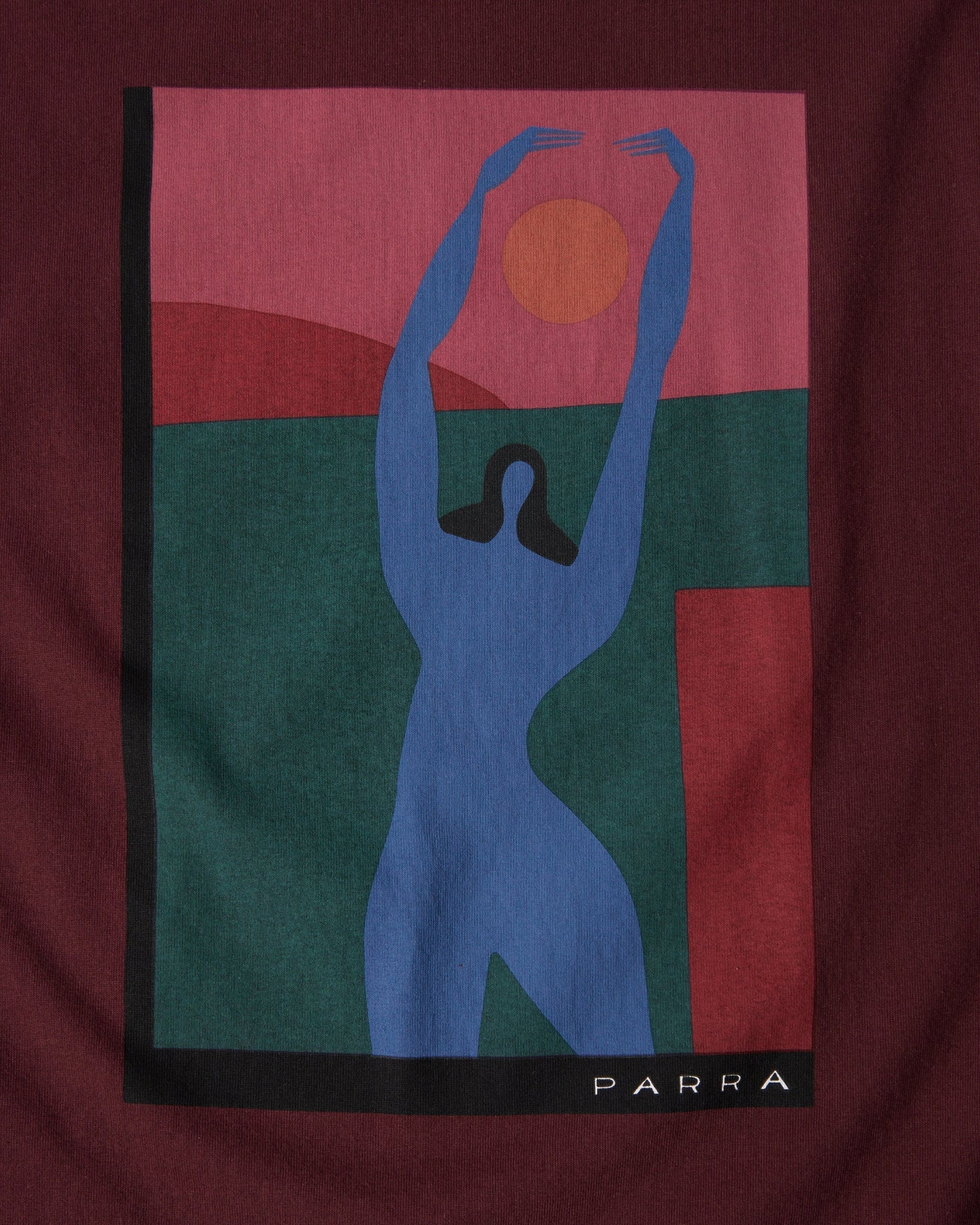 Protect the sun t-shirt - Dark Burgundy