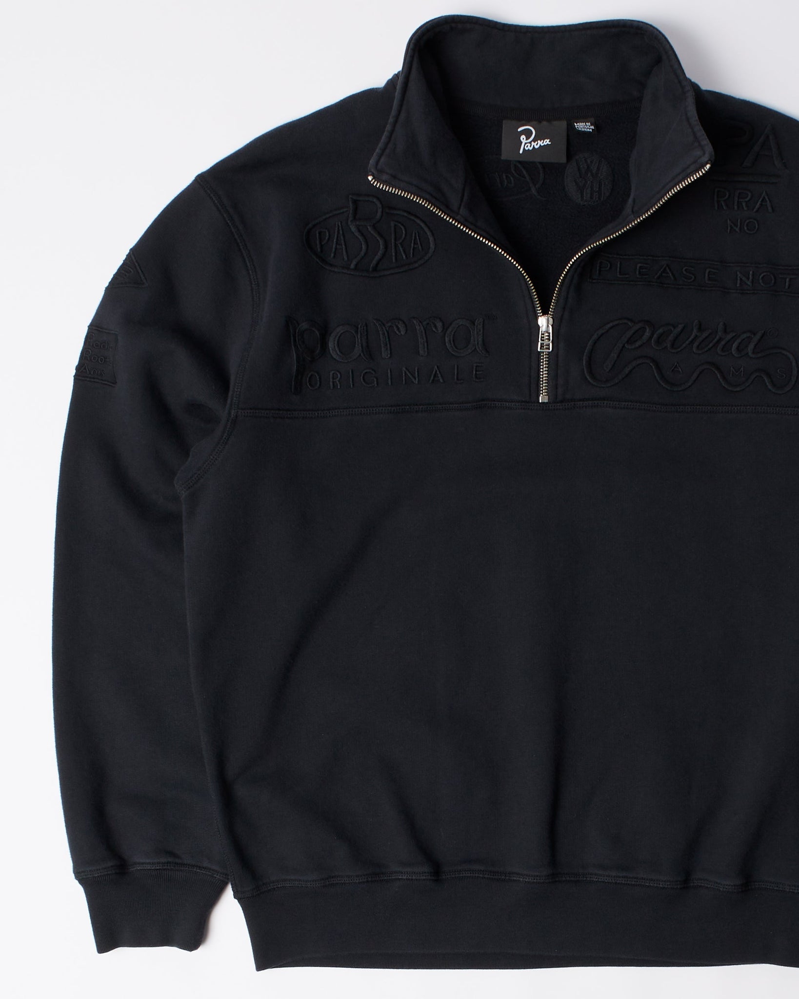 Media training quarter zip pullover