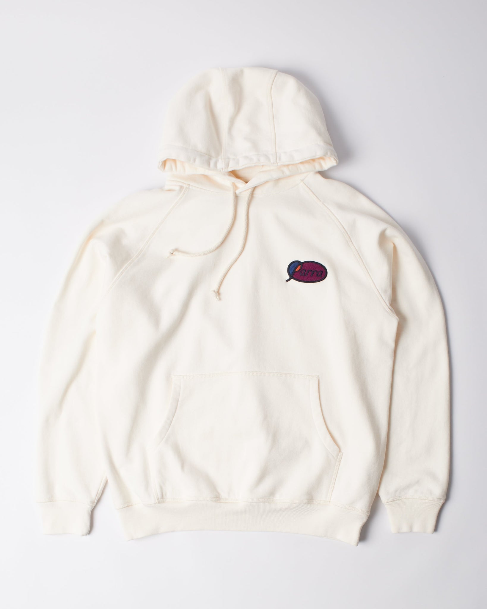 Circled script logo hooded sweatshirt