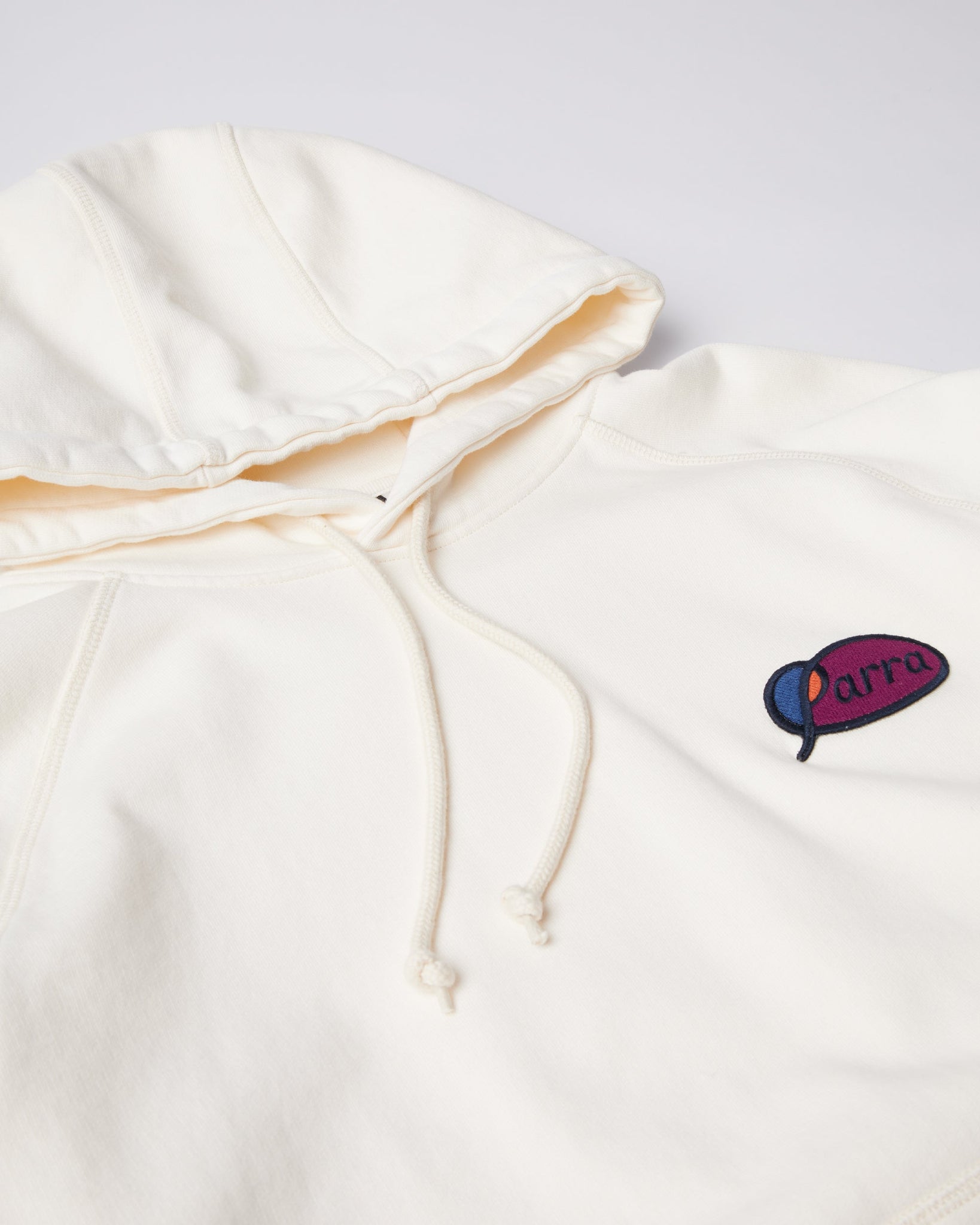 Circled script logo hooded sweatshirt - Off White